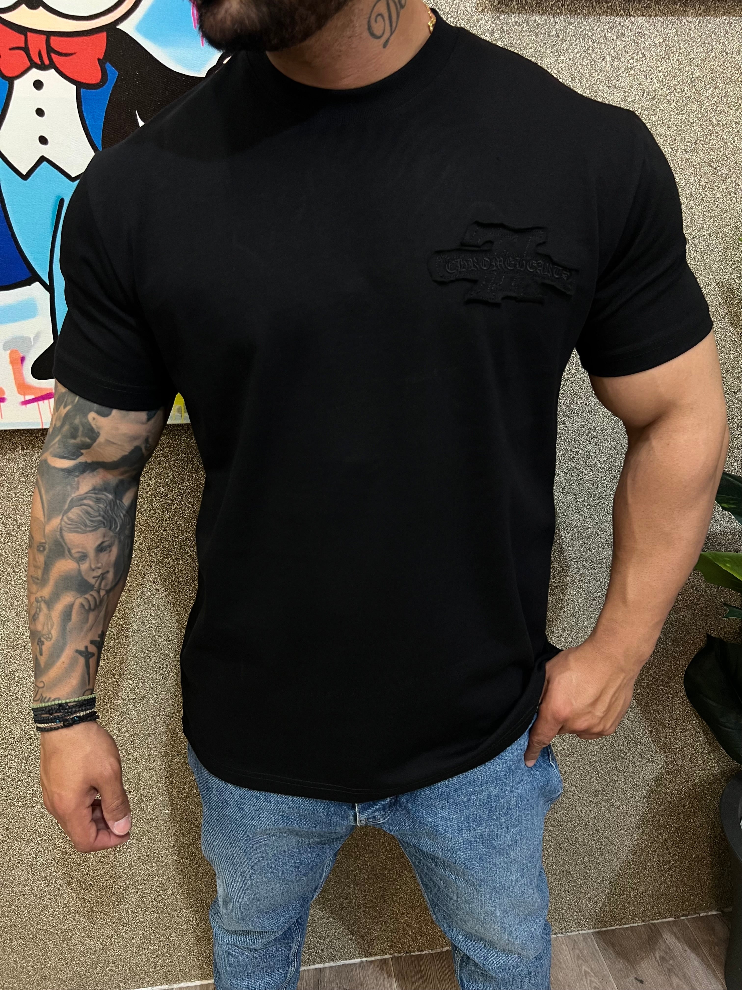 TSHIRT LOUIS VUITTON X CHROME HEARTS - NEW1030 SALE