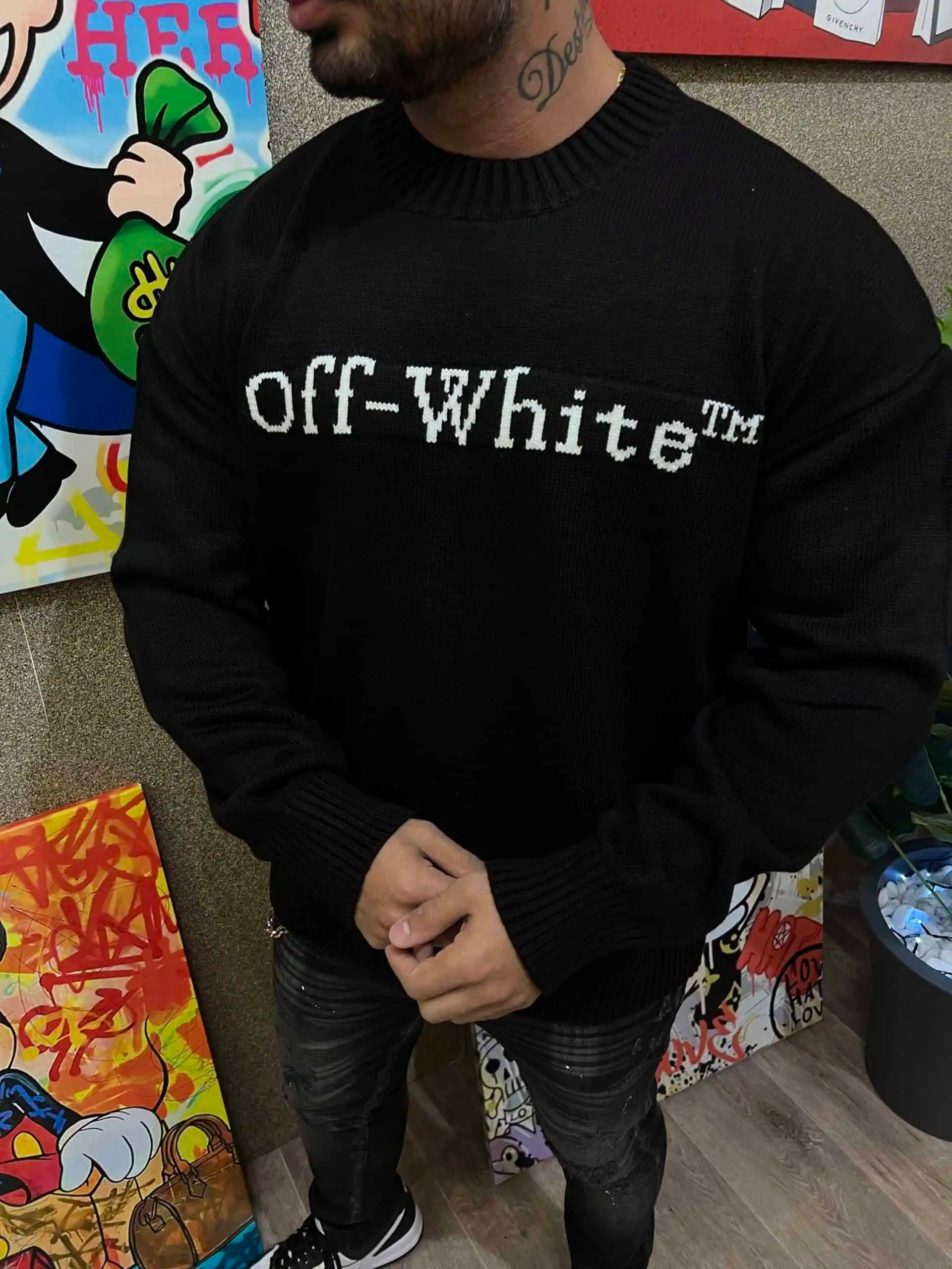 SWEATSHIRT OFF WHITE – OF10665