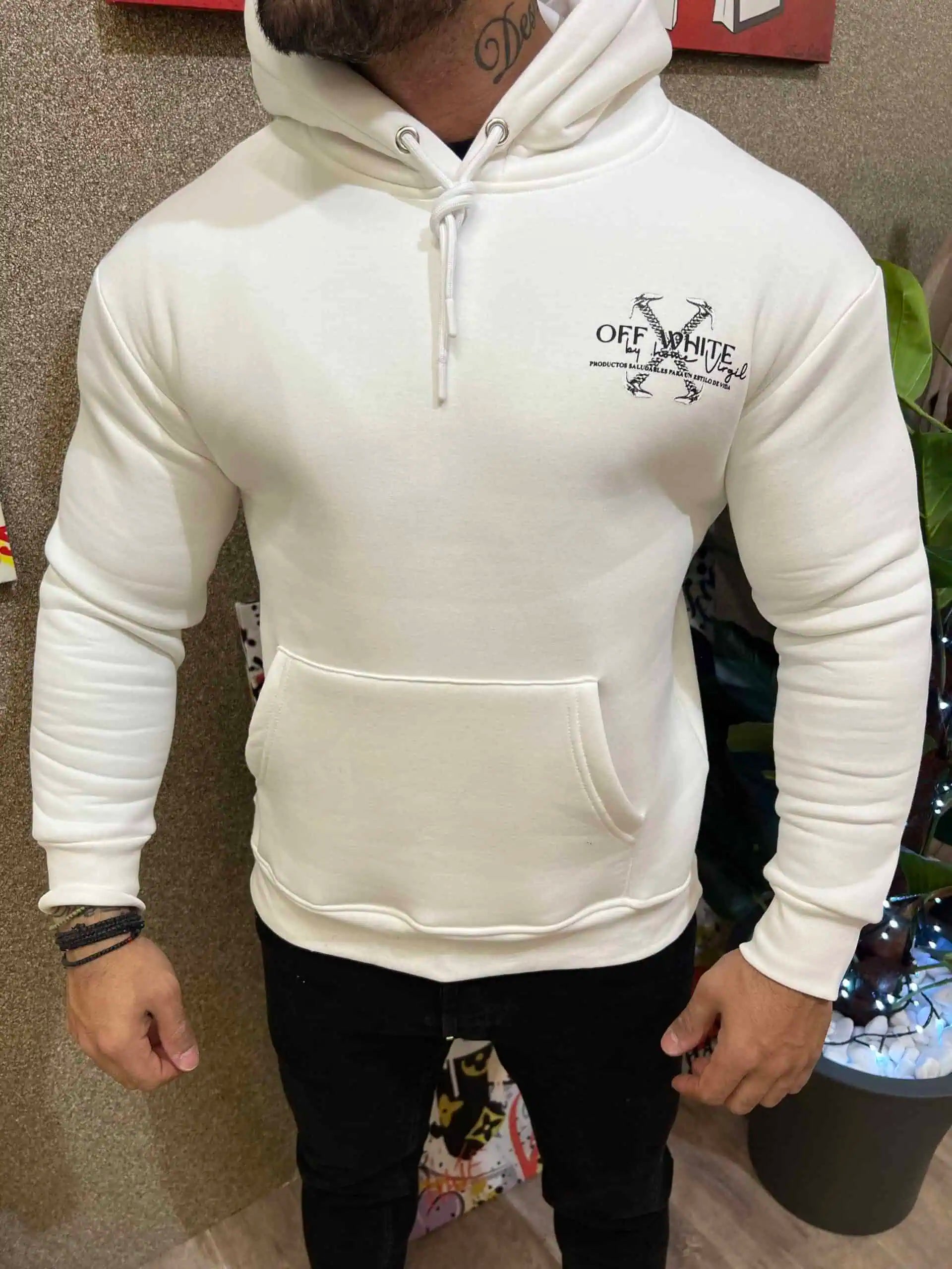 HOODIE OFF WHITE – OF10667