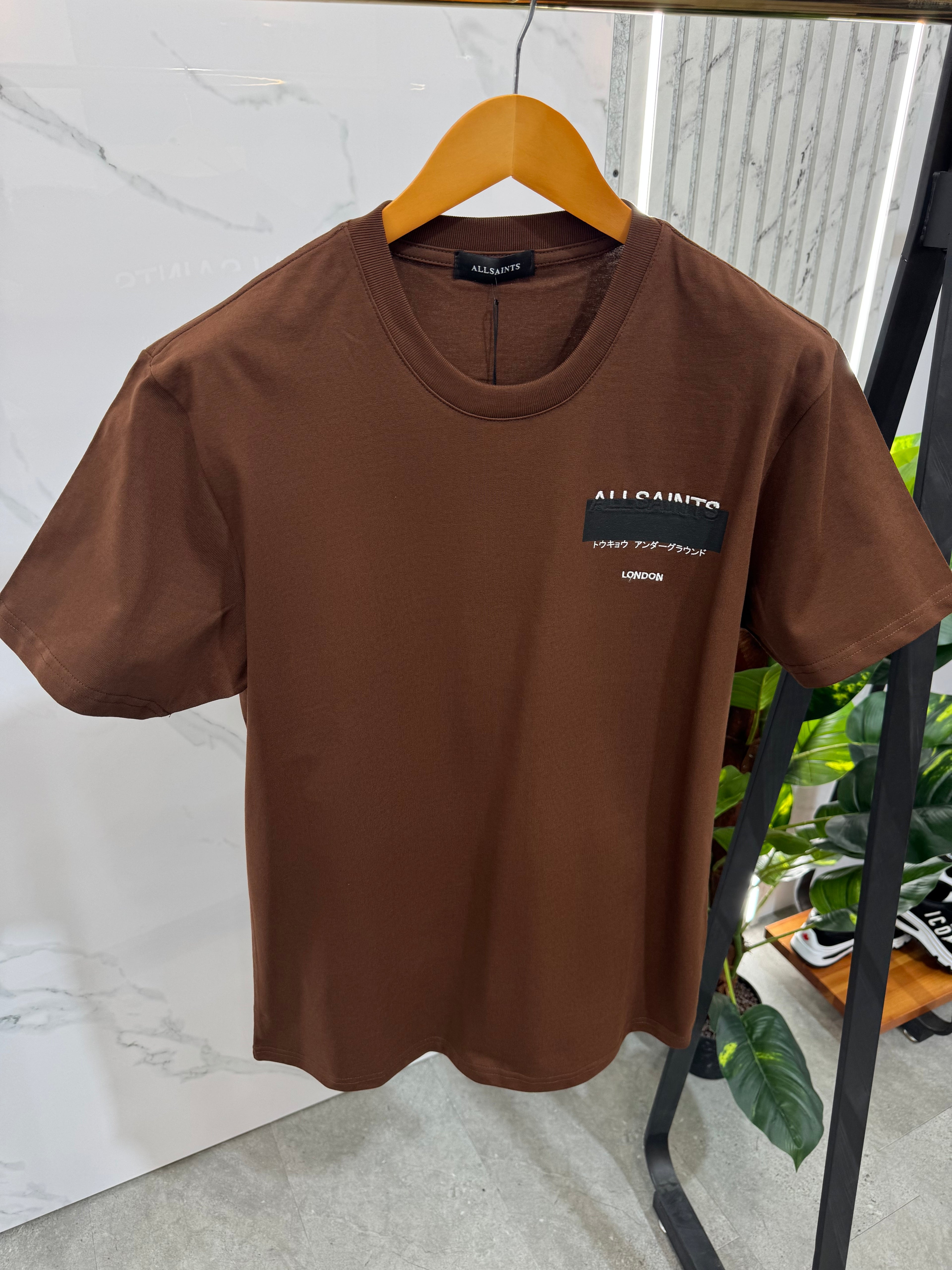 AllSaints Ανδρικό T-shirt "Tokyo Underground" - Brown - NEW1688