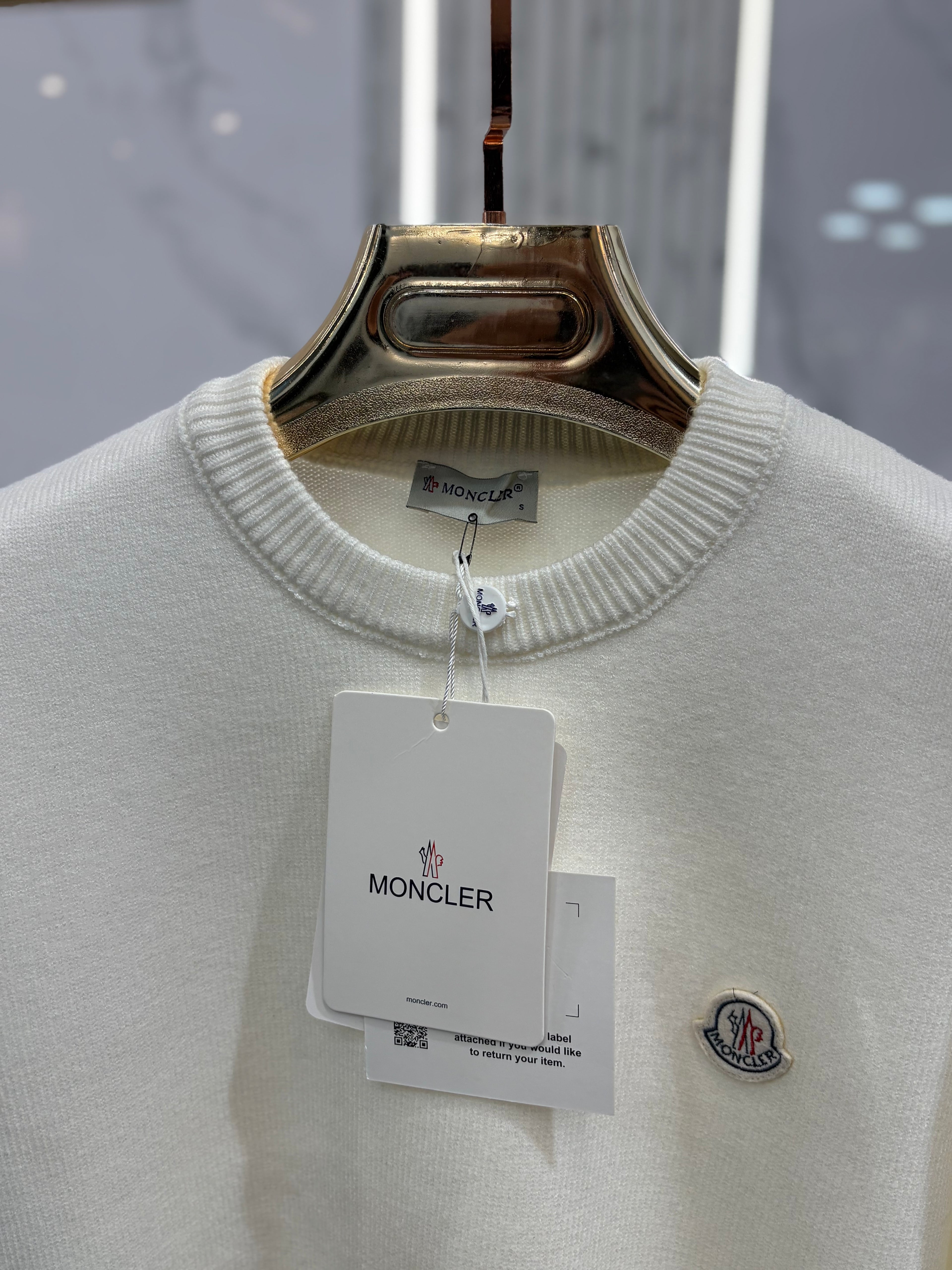 ΠΛΕΚΤΗ MONCLER ΜΑΚΡΥΜΑΝΙΚΗ - NEW1321