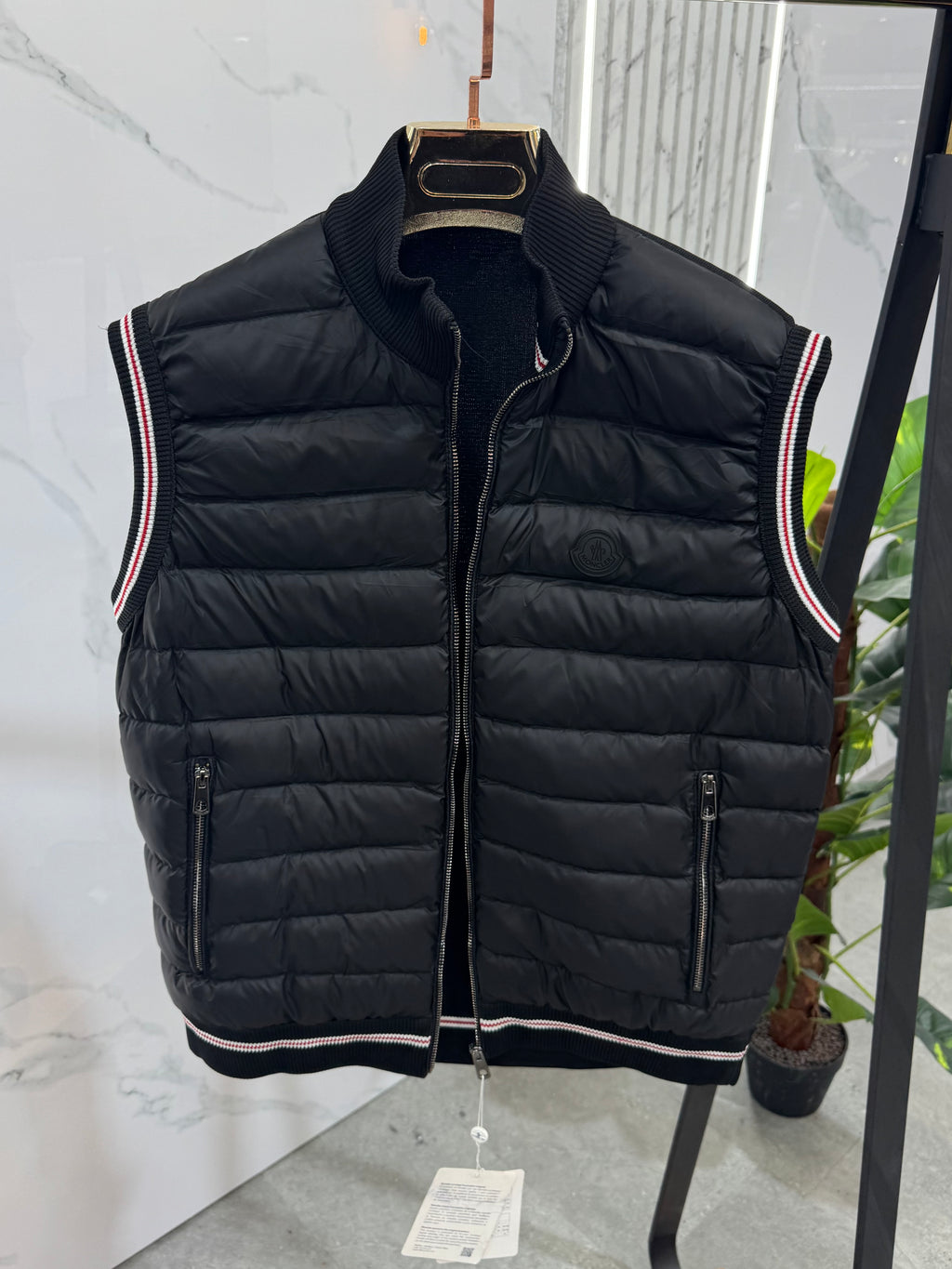 MONCLER Hybrid Padded Vest / Bodywarmer – Black - NEW1823