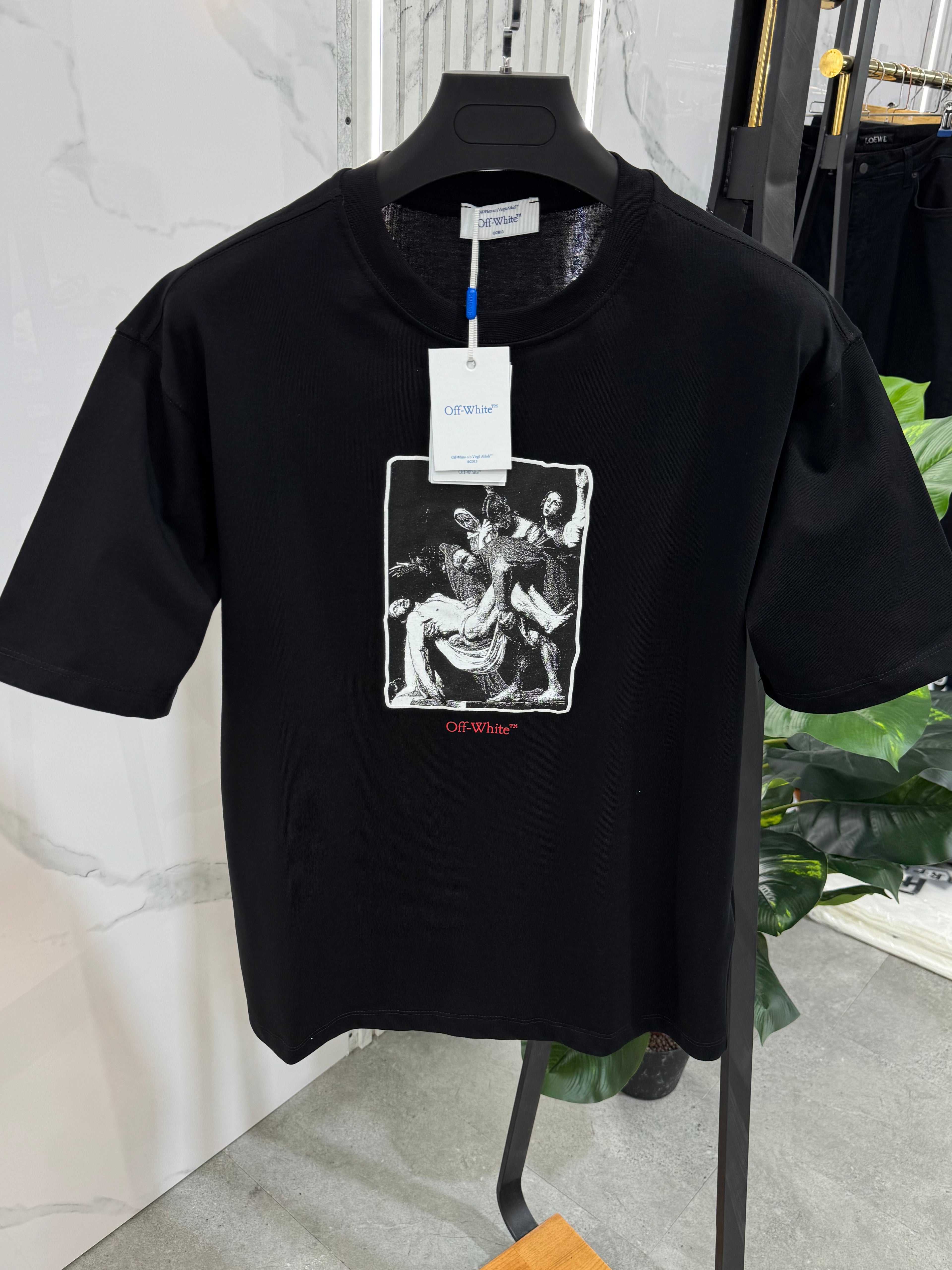 Ανδρικό T-SHIRT OFF WHITE - NEW1477