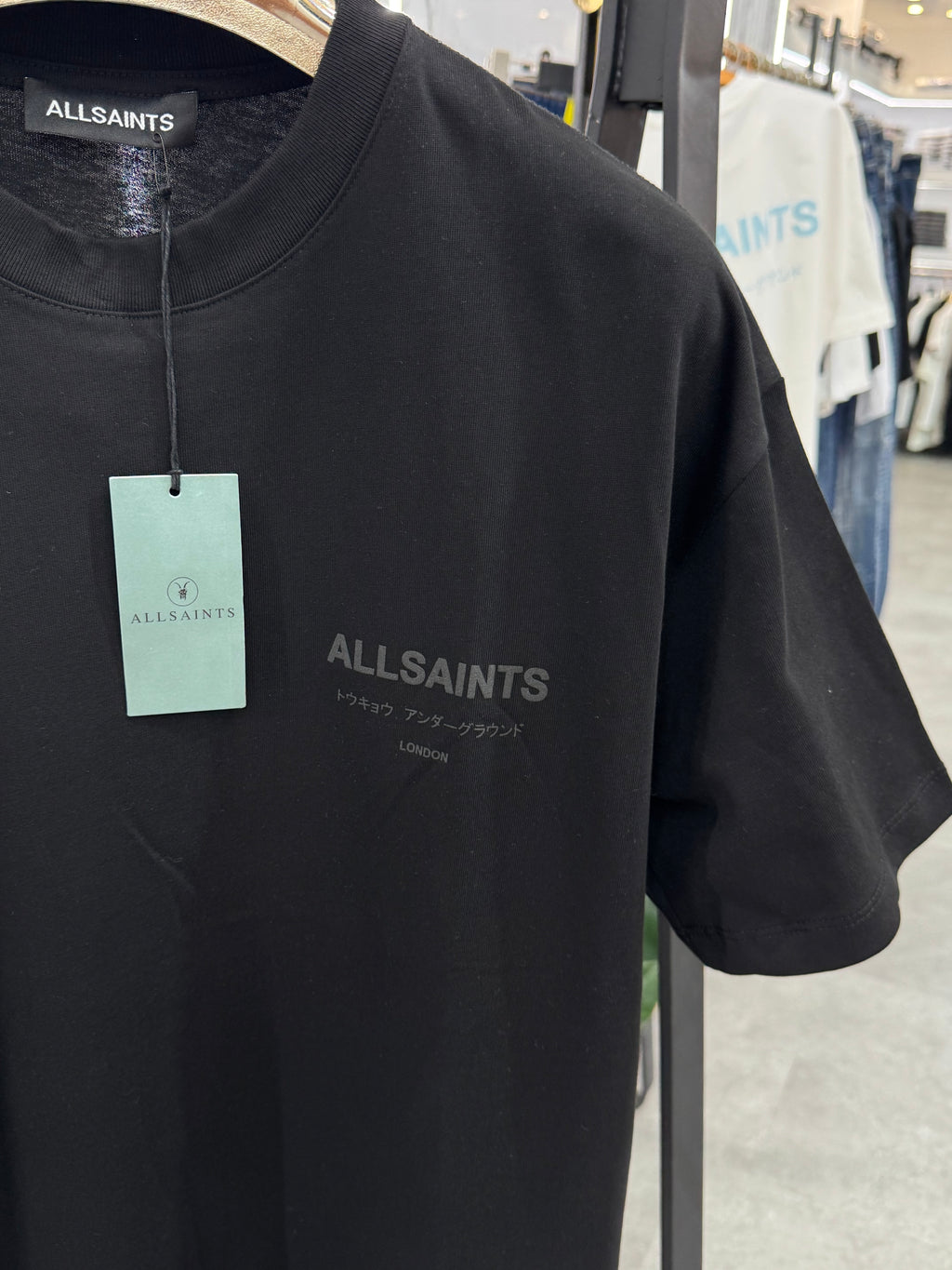ALLSAINTS Tokyo Underground T-Shirt – Black - NEW1757