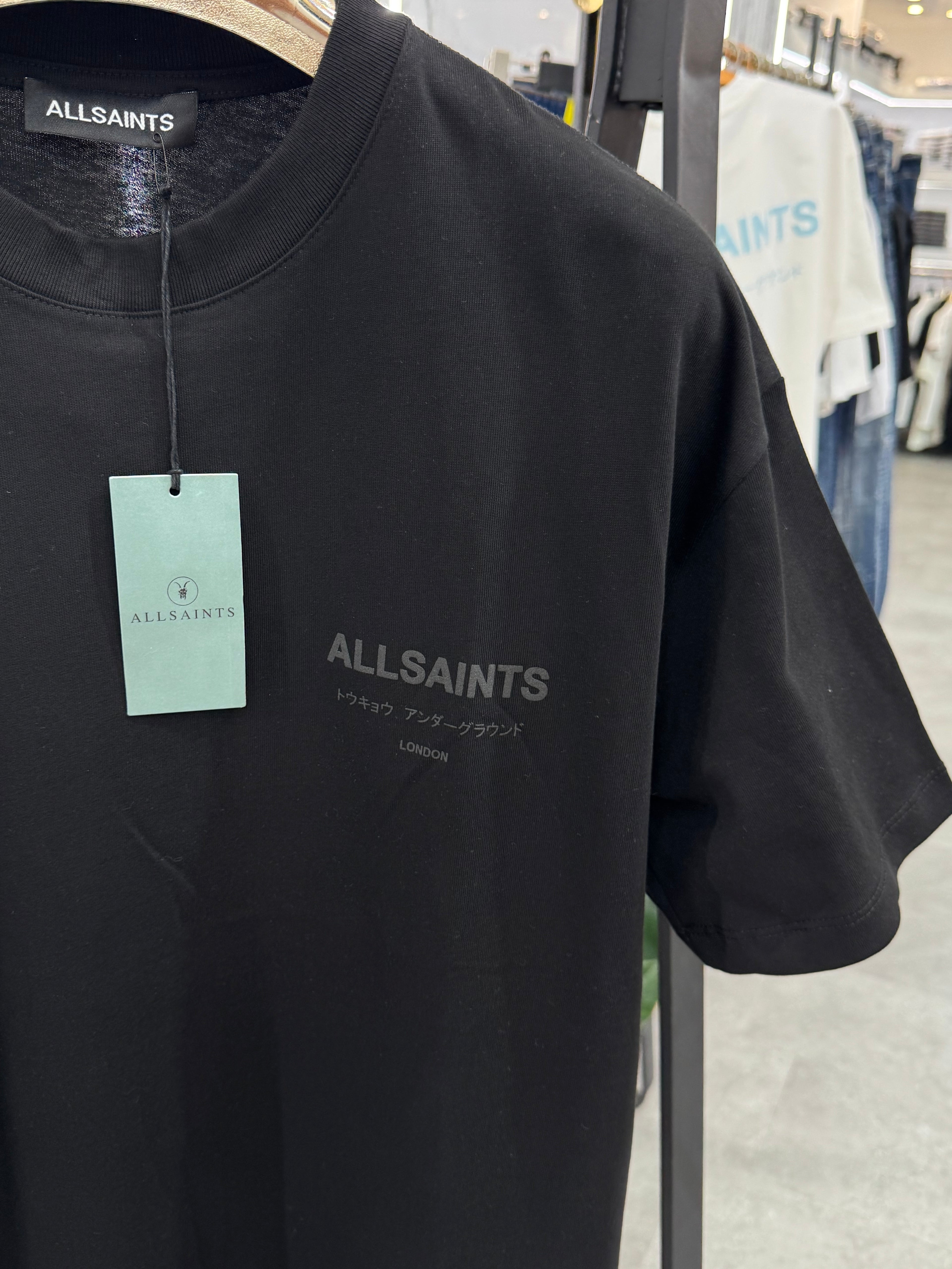 ALLSAINTS Tokyo Underground T-Shirt – Black - NEW1757