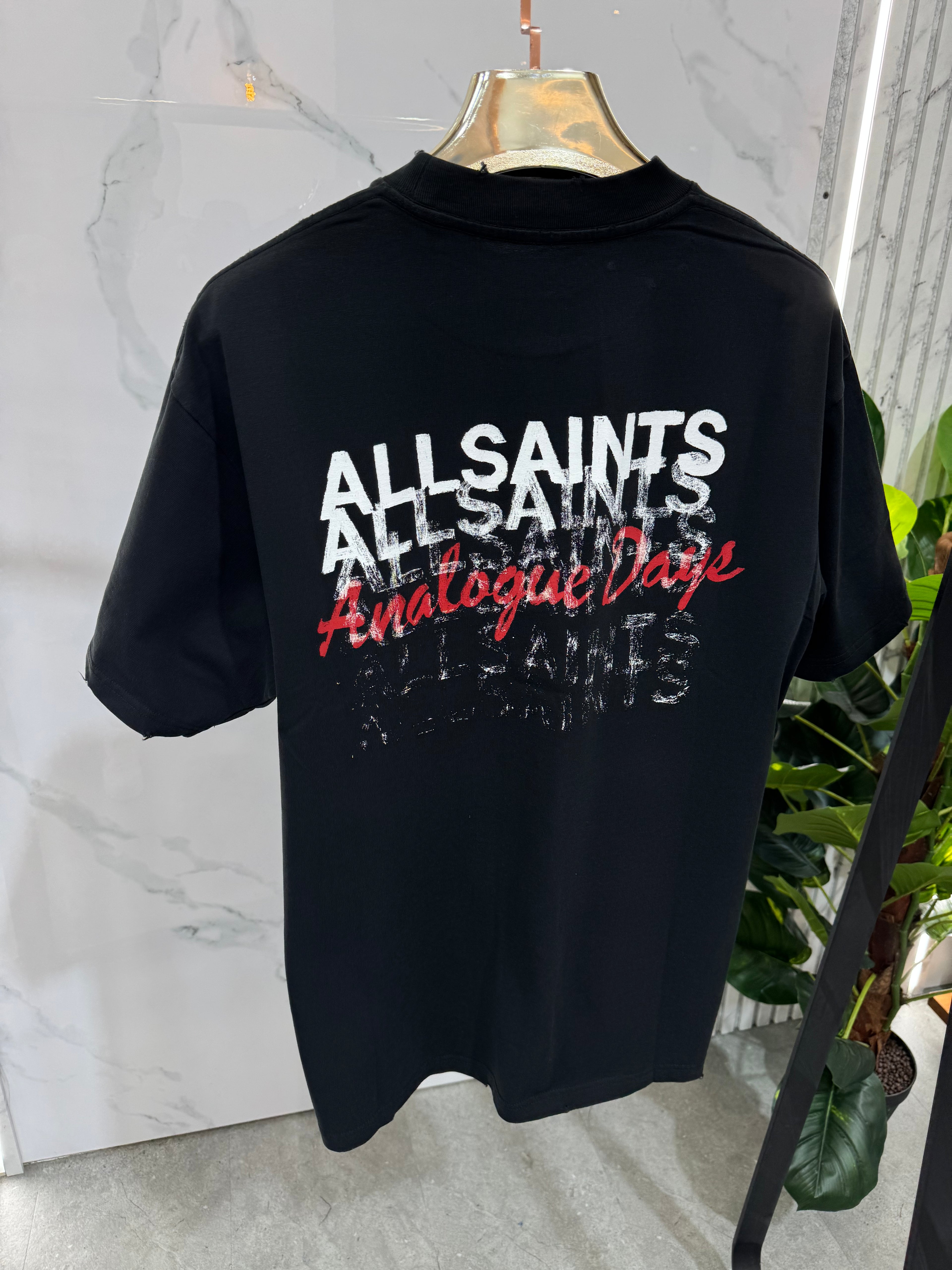 AllSaints Analogue Days Ανδρικό T-Shirt - Black - NEW1636