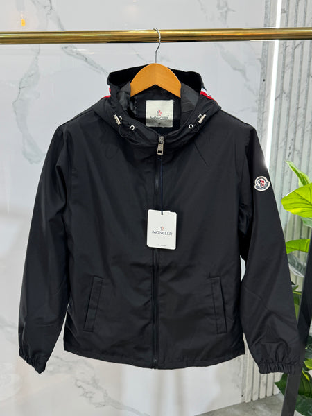 MONCLER Hooded Windbreaker Jacket – Black - NEW1856