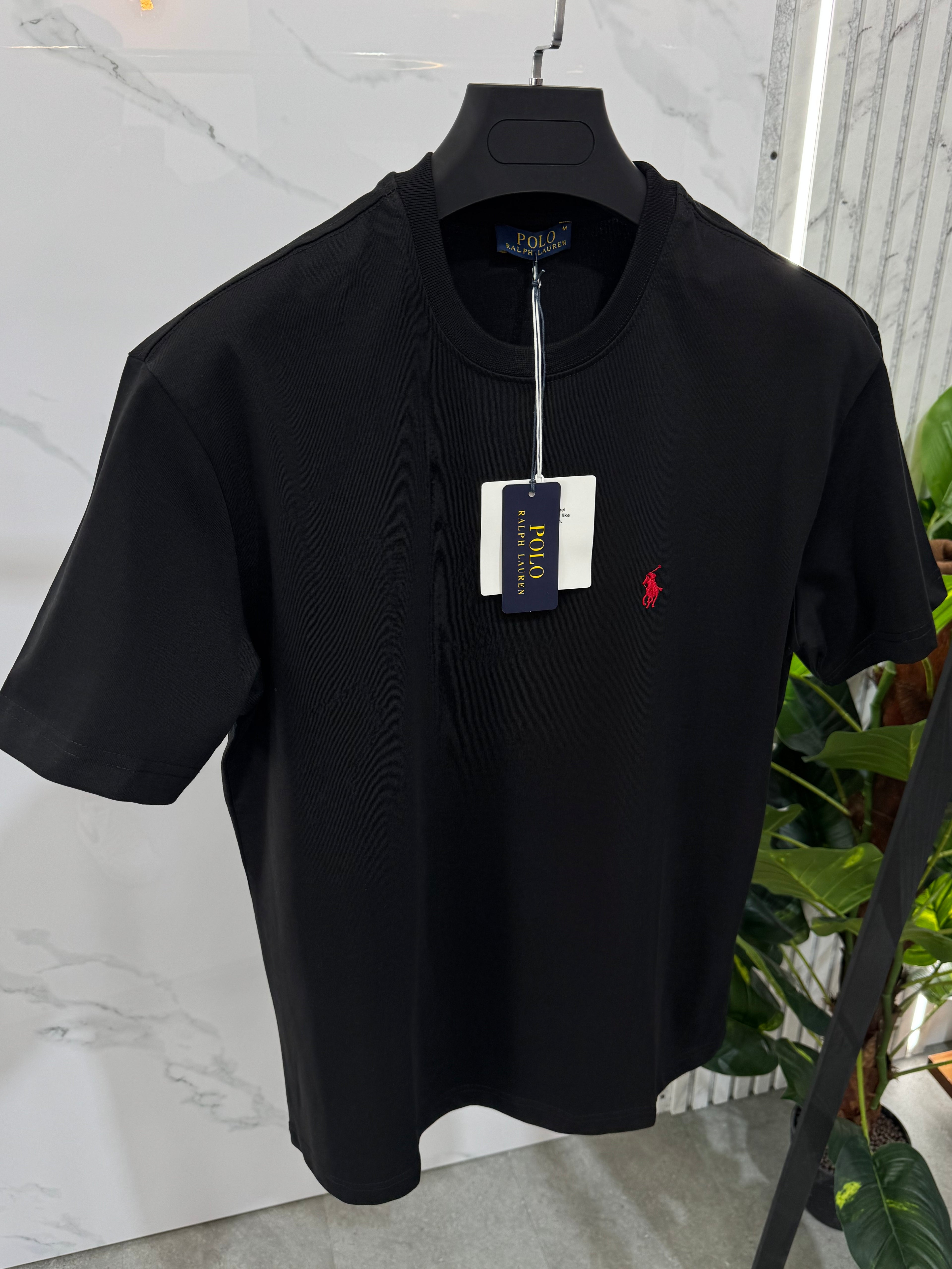 Polo Ralph Lauren Ανδρικό T-shirt - Black / Red Pony - NEW1681