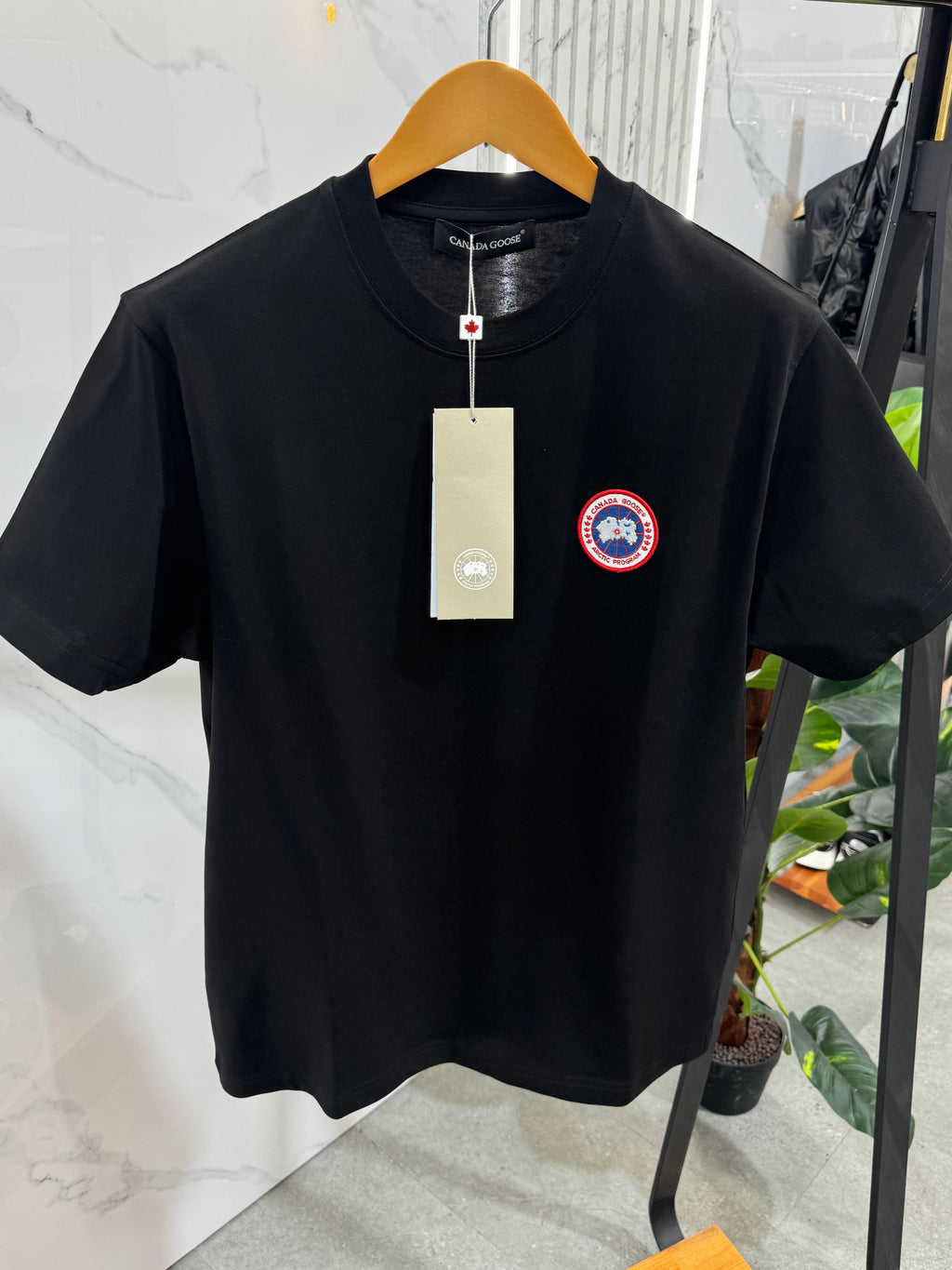 CANADA GOOSE Arctic Program Patch T-Shirt – Black - NEW1915