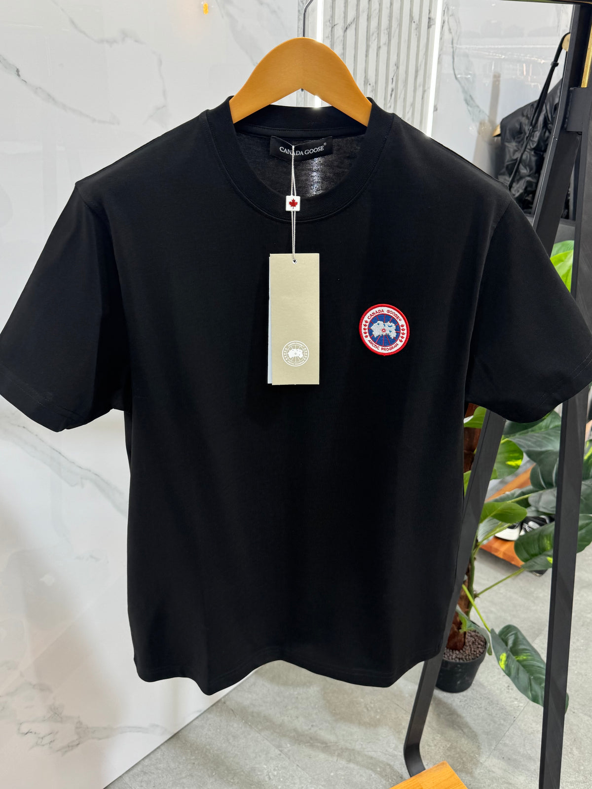 CANADA GOOSE Arctic Program Patch T-Shirt – Black - NEW1915