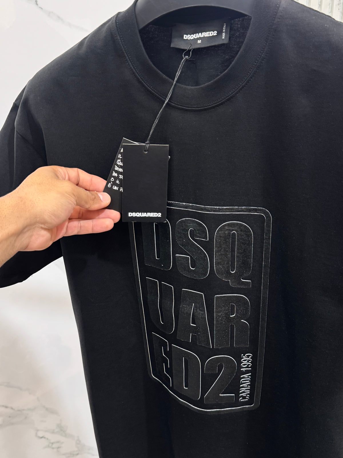 DSQUARED2 Box Logo T-Shirt – Black - NEW1881