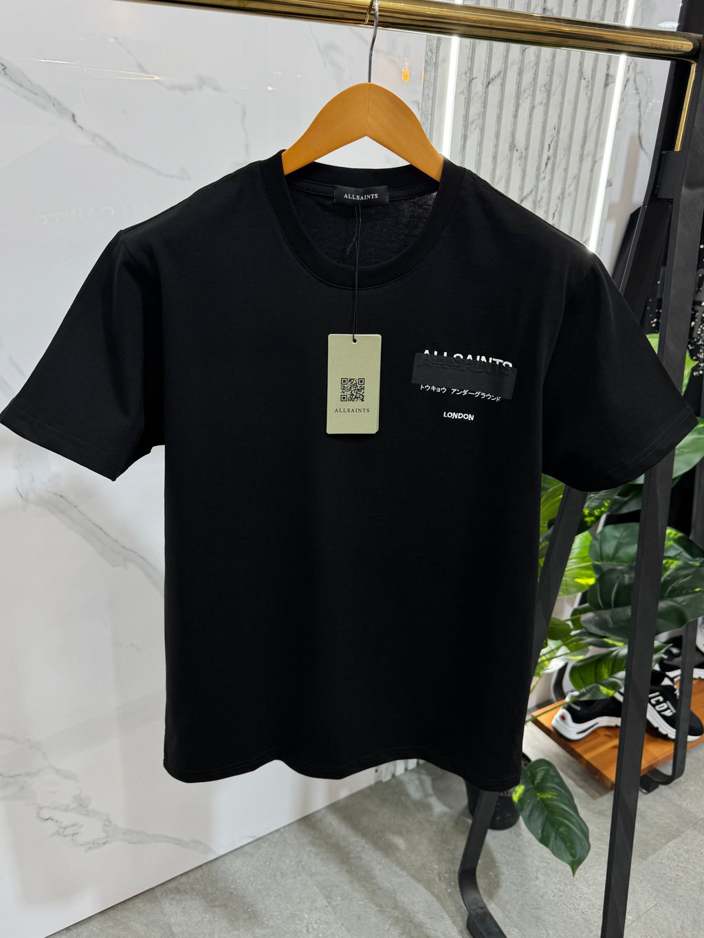 AllSaints Ανδρικό T-shirt "Underground London" - Black - NEW1669