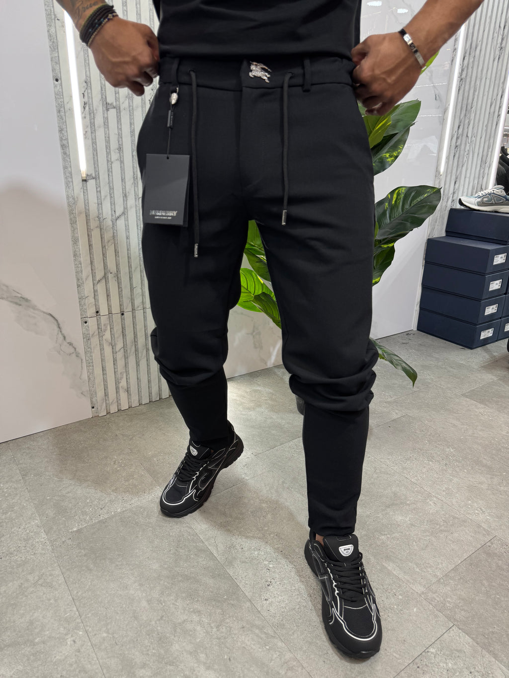 ΥΦΑΣΜΑΤΙΝΟ ΠΑΝΤΕΛΟΝΙ BURBERRY - NEW1343