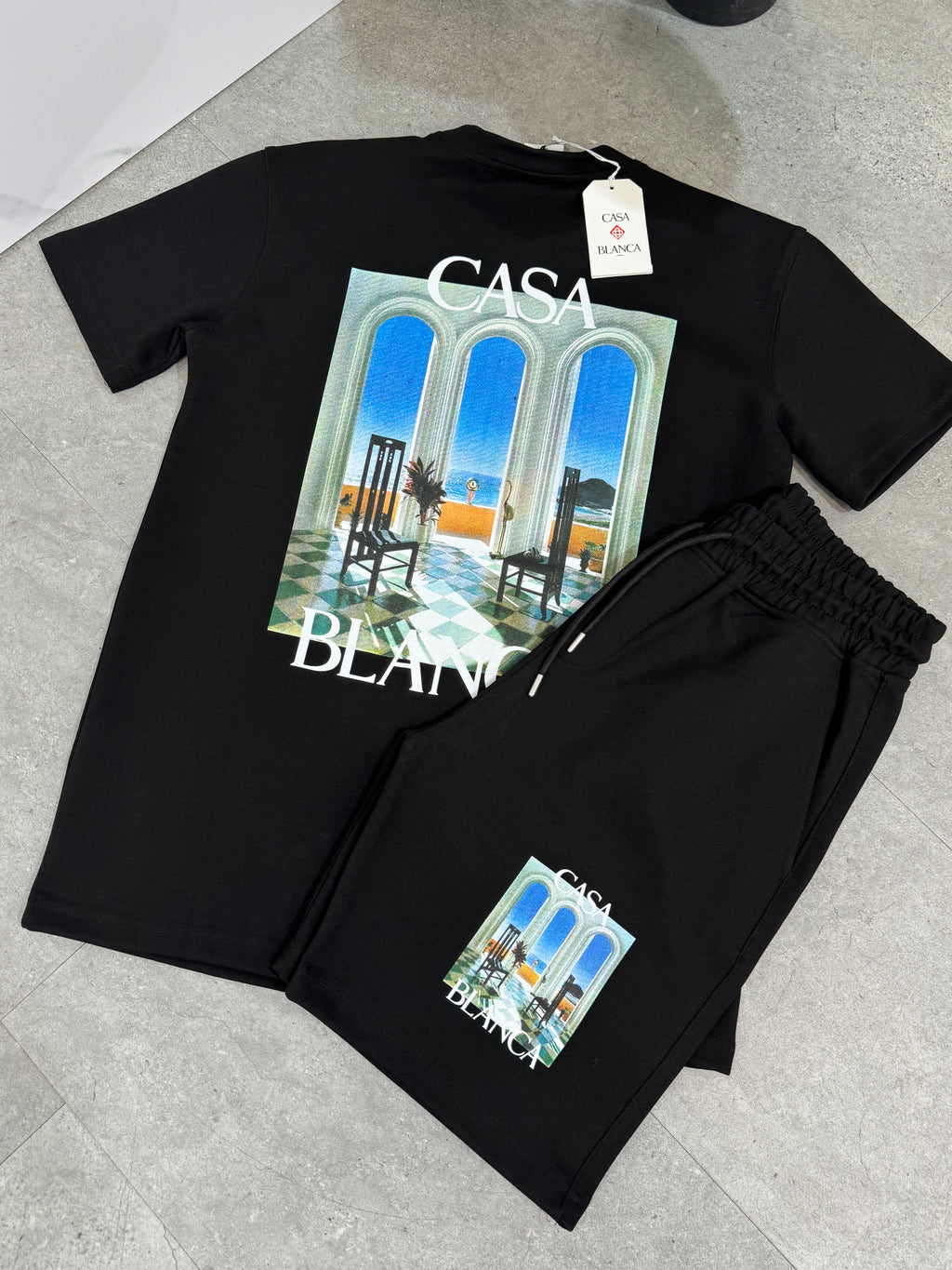Casablanca Σετ "Archway Pool" - Black - NEW1662