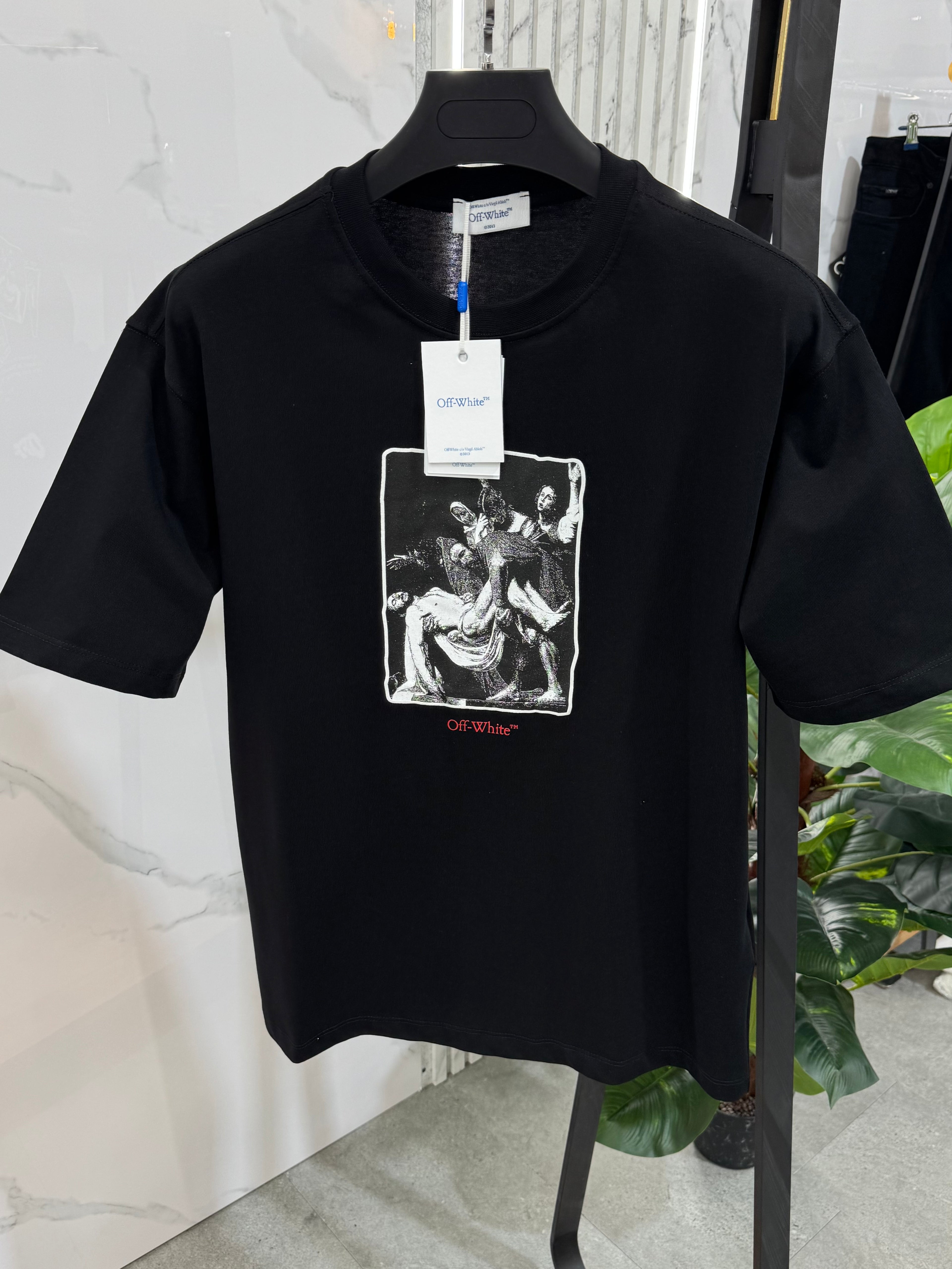 Ανδρικό T-SHIRT OFF WHITE - NEW1477