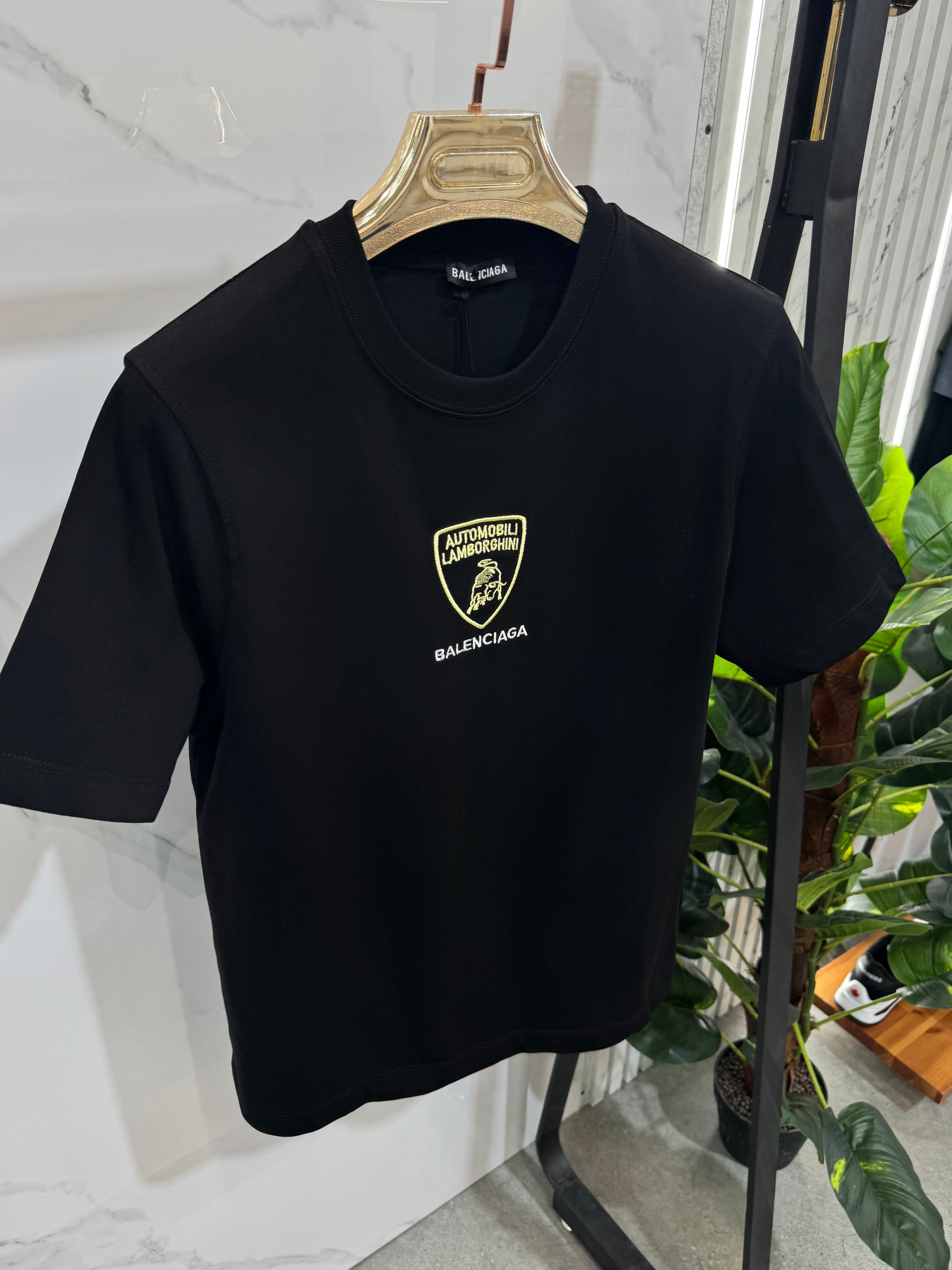 Balenciaga x Lamborghini Ανδρικό T-shirt - Black - NEW1723