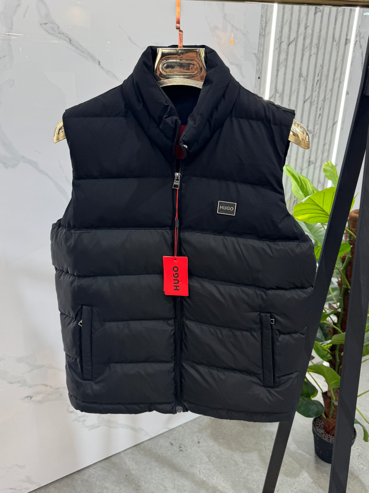 HUGO Padded Vest / Bodywarmer – Black - NEW1826