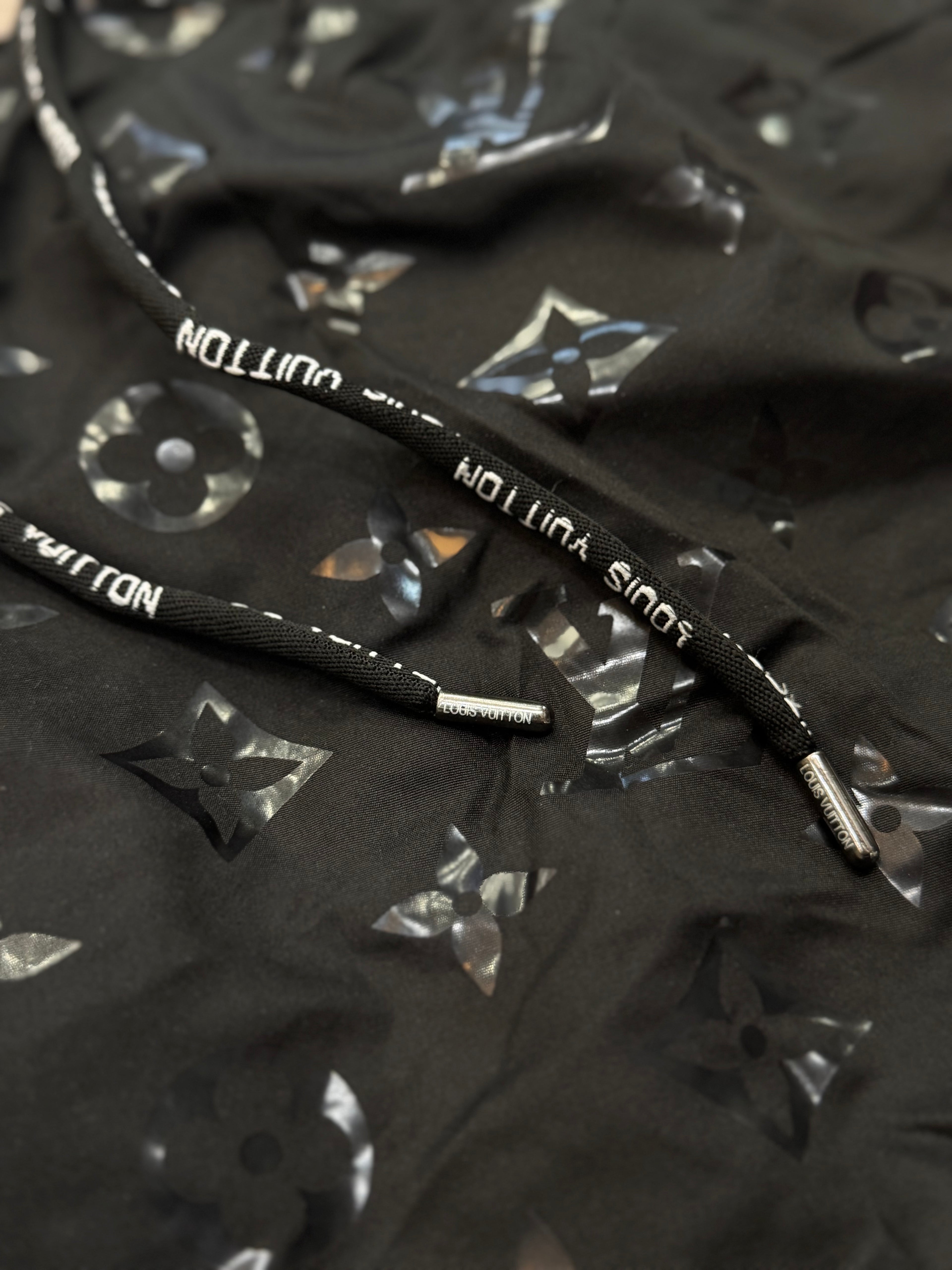 LOUIS VUITTON Monogram Swim Shorts – Total Black - NEW1106