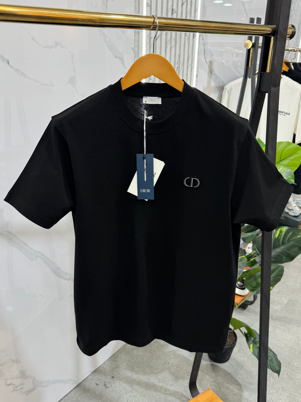 DIOR CD Logo T-Shirt – Black - NEW1860