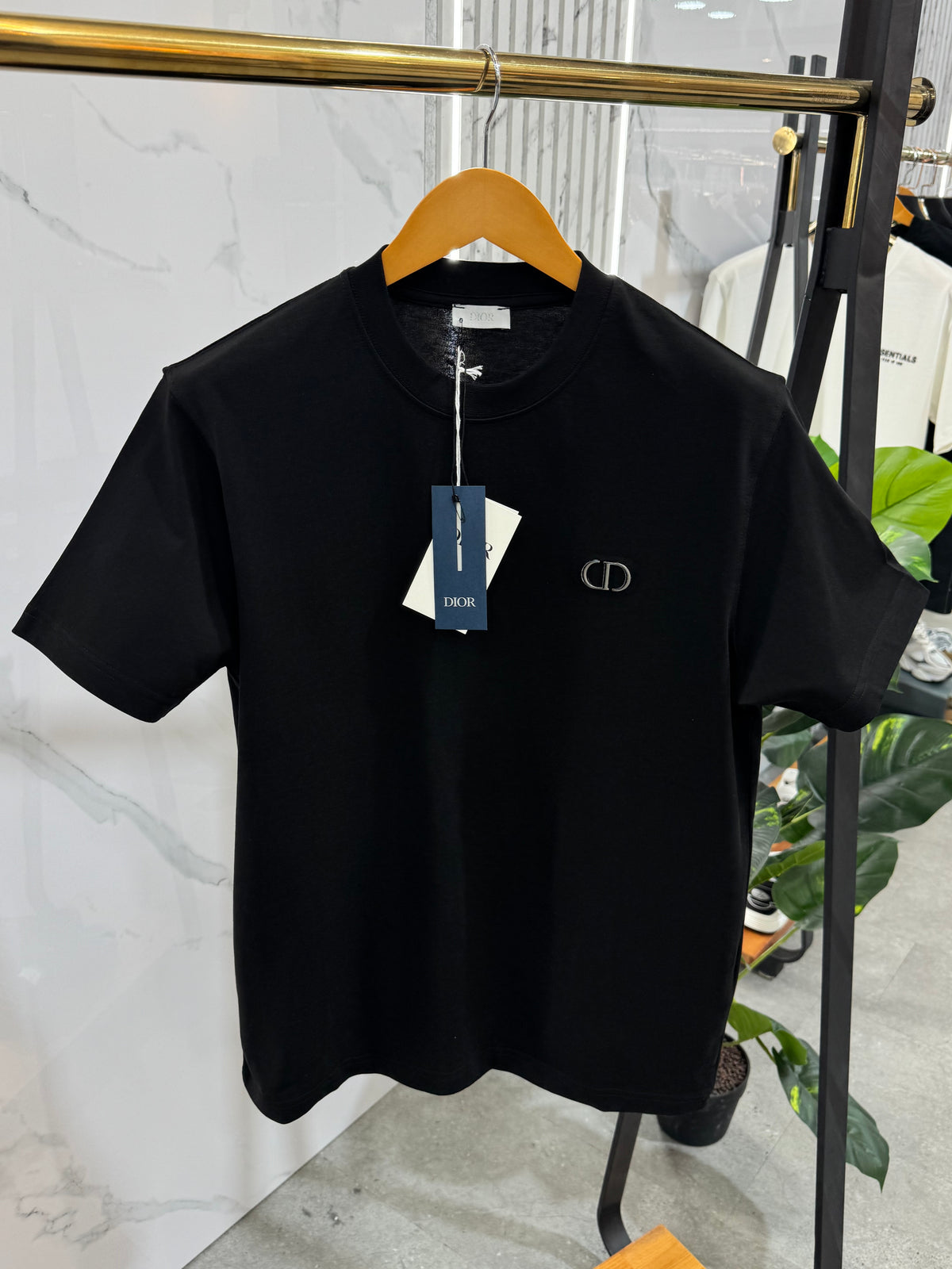 DIOR CD Logo T-Shirt – Black - NEW1860