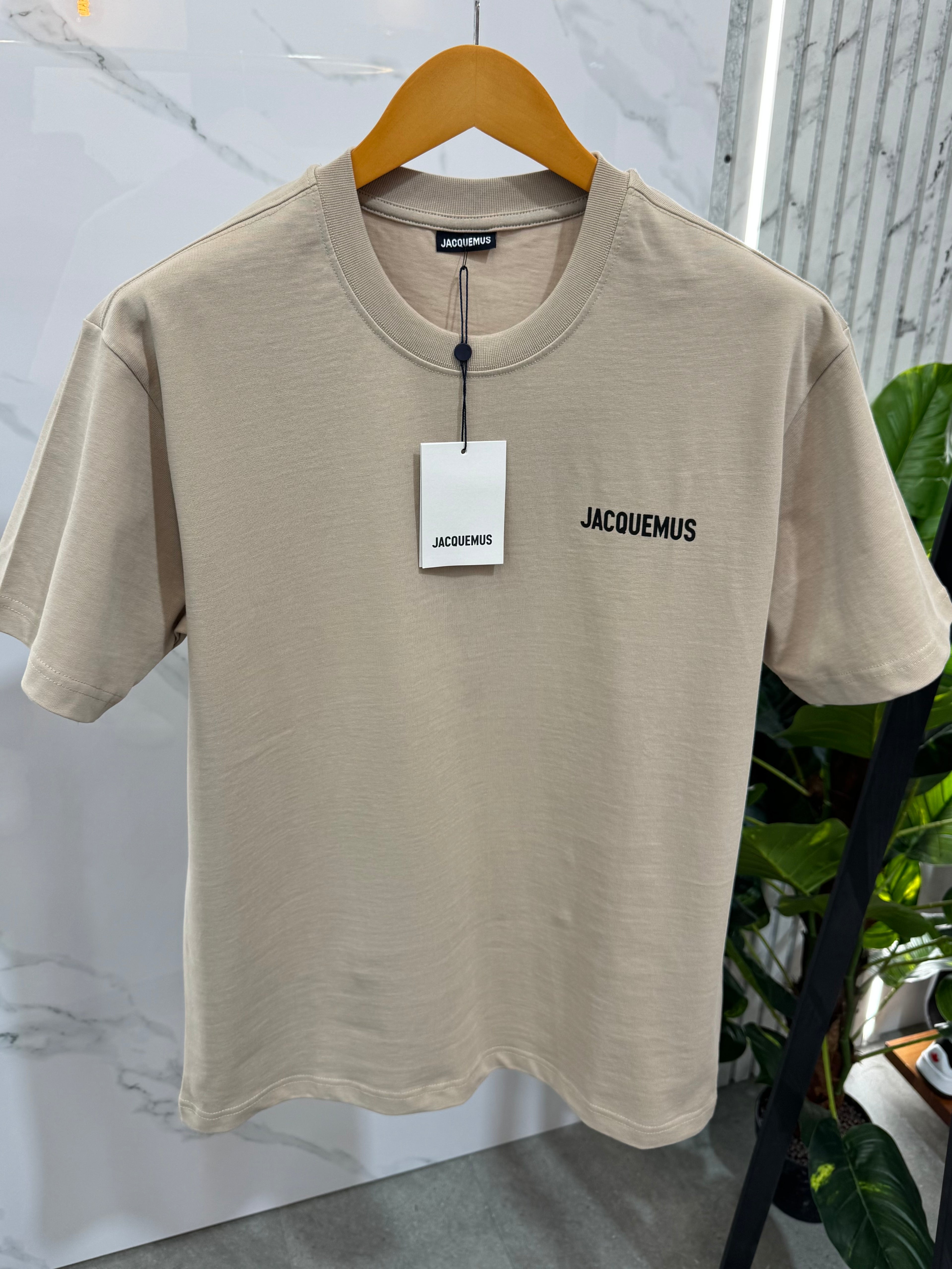 Jacquemus Ανδρικό T-shirt "Avenue Montaigne" - Beige/Sand - NEW1692