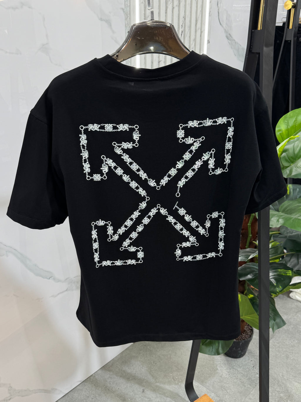 Ανδρικό T-SHIRT OFF WHITE - NEW1486
