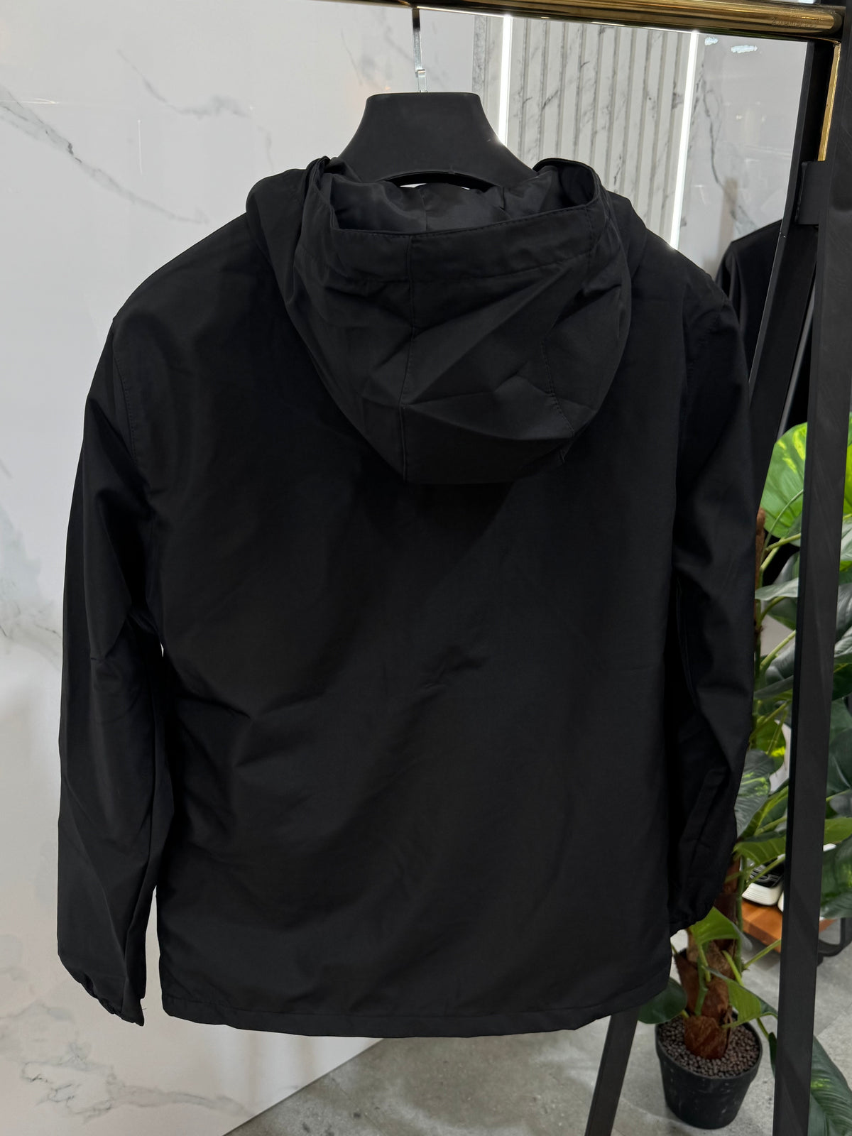 PRADA Hooded Nylon Jacket – Black - NEW1851