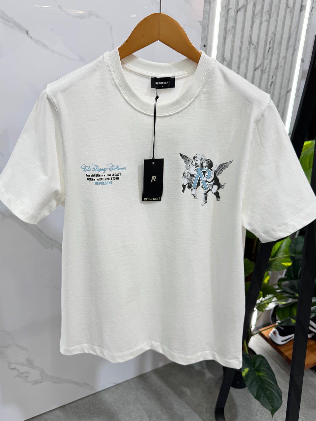 Represent "Angels" Ανδρικό T-shirt - Off White - NEW1673