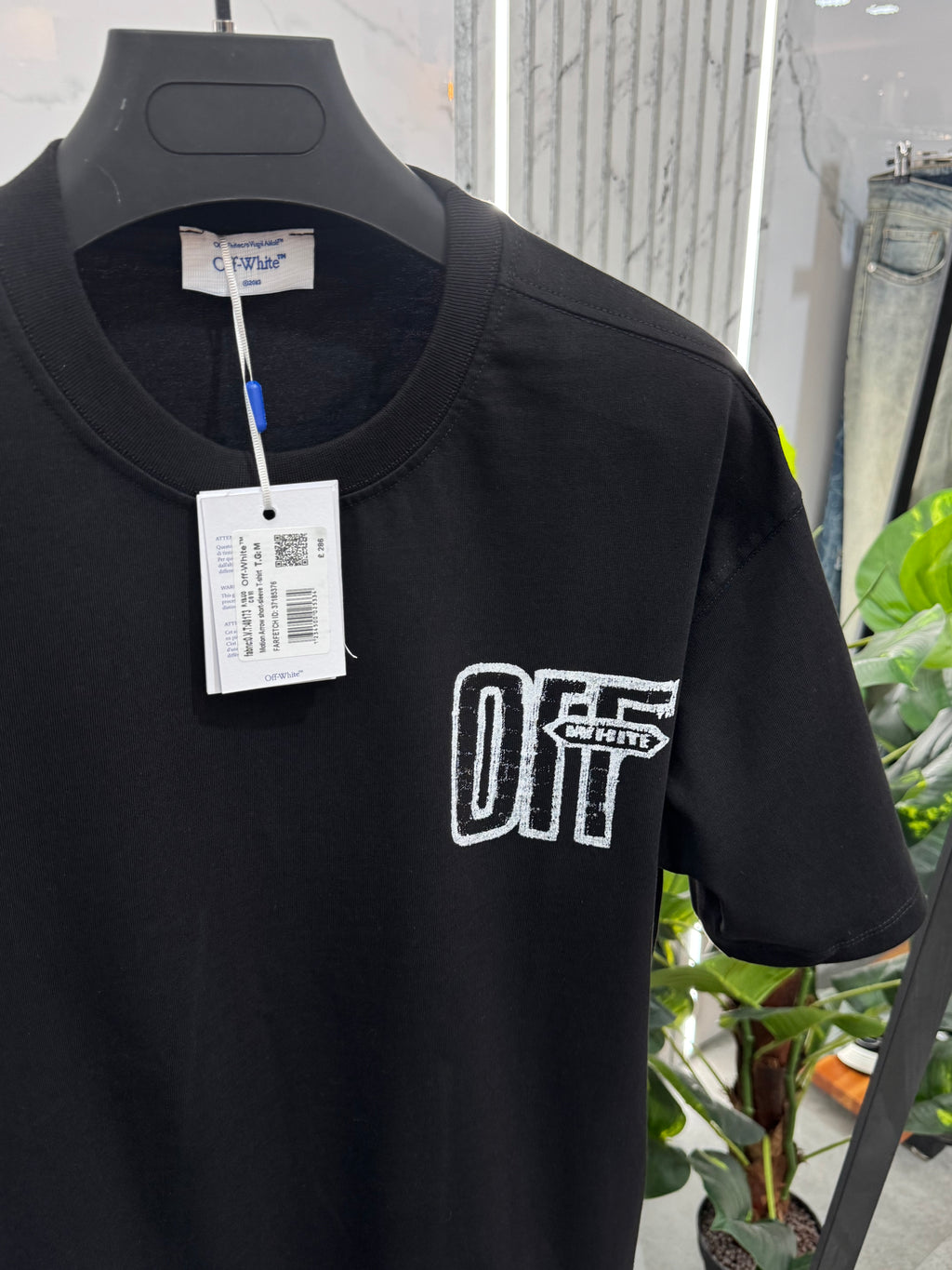 OFF-WHITE Sketch Arrow T-Shirt – Black / White - NEW1878