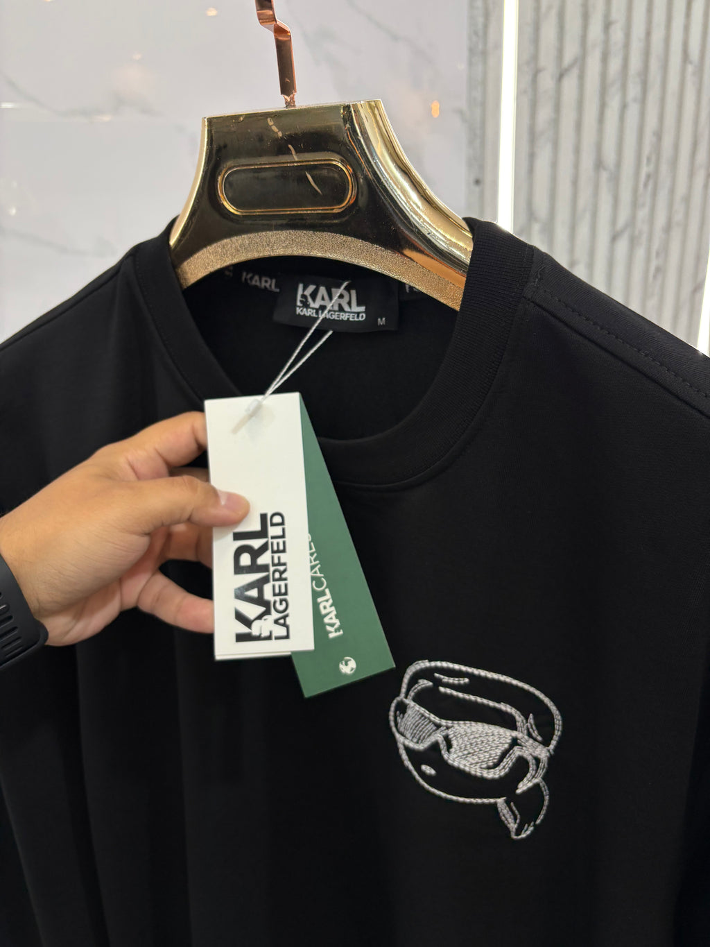 ΜΠΛΟΥΖΑ ΜΑΚΡΥΜΑΝΙΚΗ KARL LAGERFELD - NEW1278