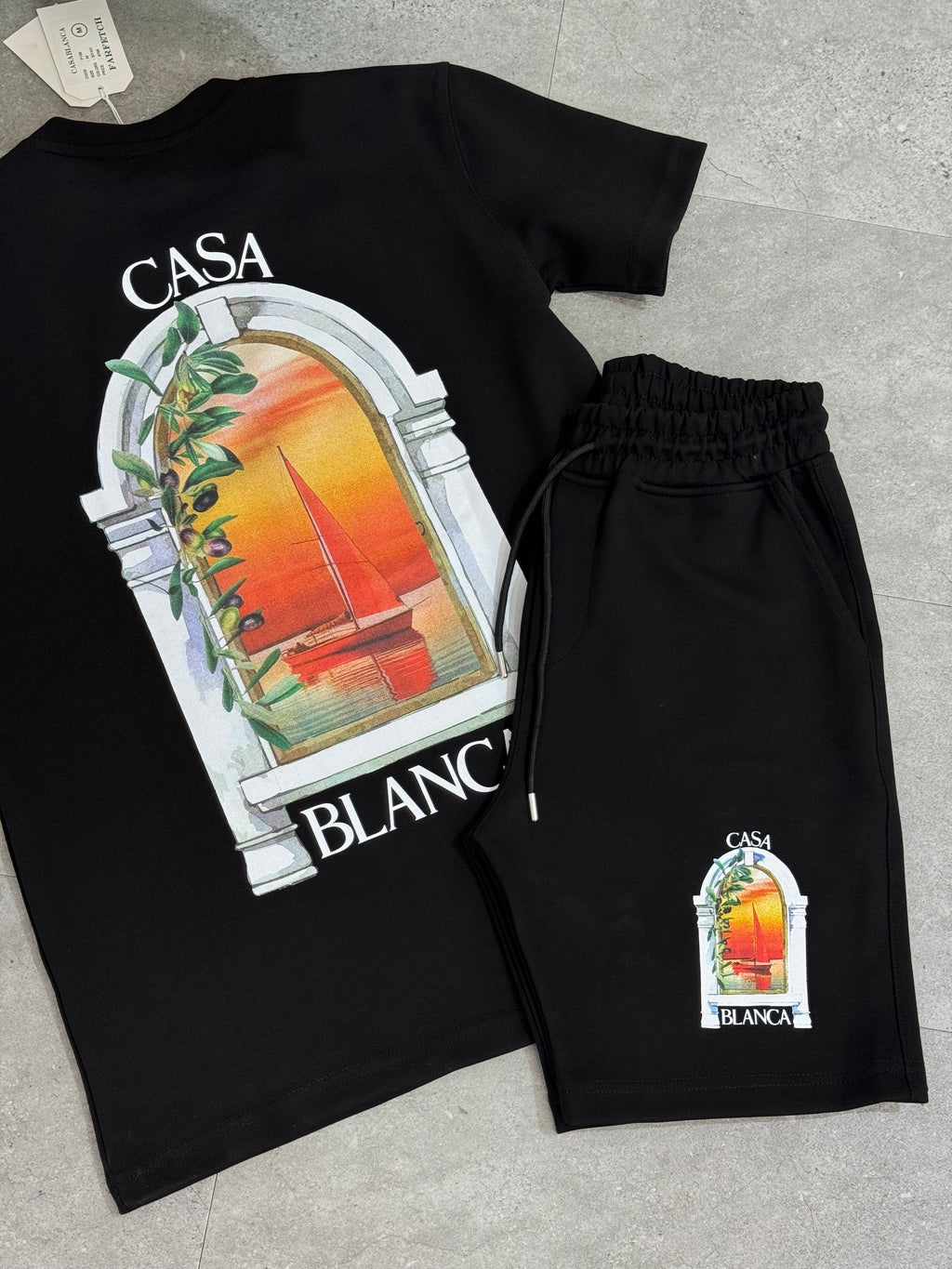 Casablanca Σετ "Sunset Arch" - Black - NEW1661