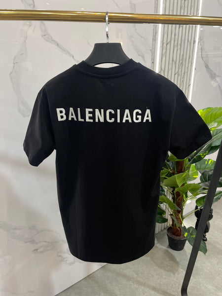 BALENCIAGA Classic Logo T-Shirt – Black - NEW1744