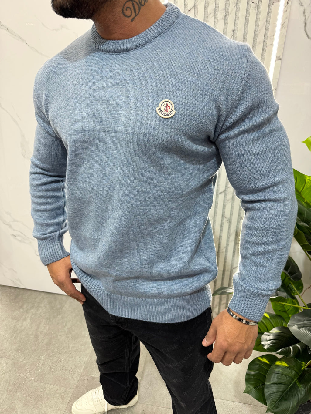 ΠΛΕΚΤΗ MONCLER ΜΑΚΡΥΜΑΝΙΚΗ - NEW1320