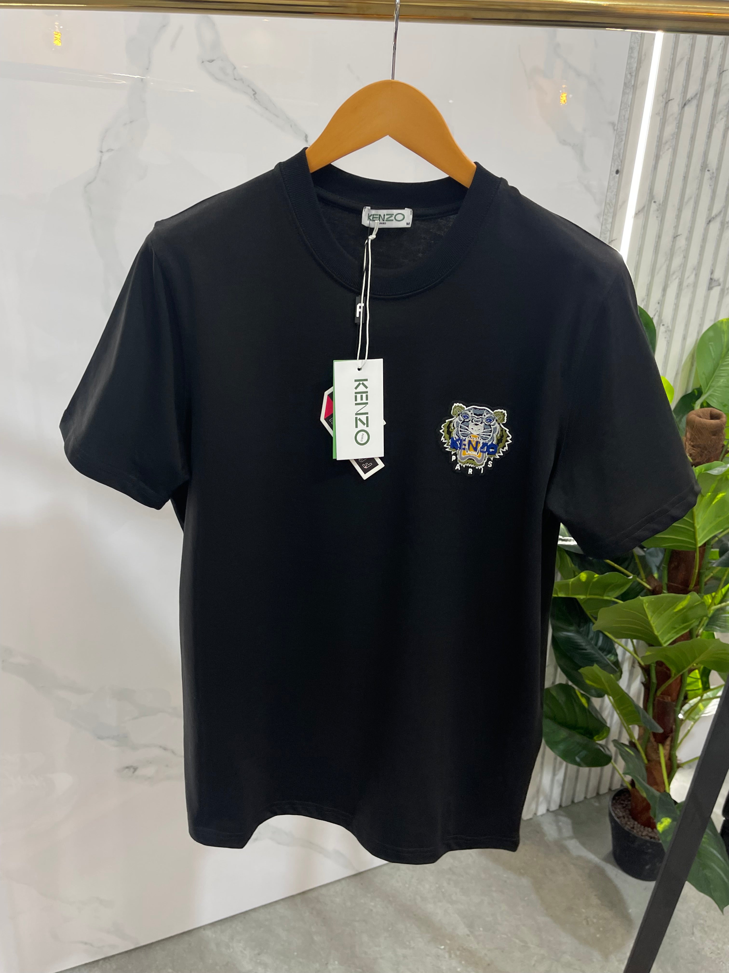 KENZO Tiger Crest Ανδρικό T-Shirt – Black - NEW1746