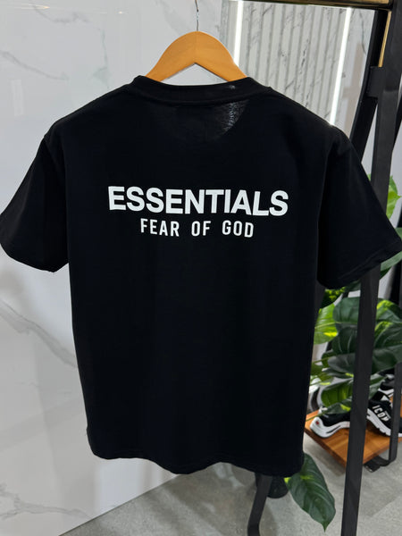 Fear of God Essentials T-shirt - Black/White - Black - NEW1687