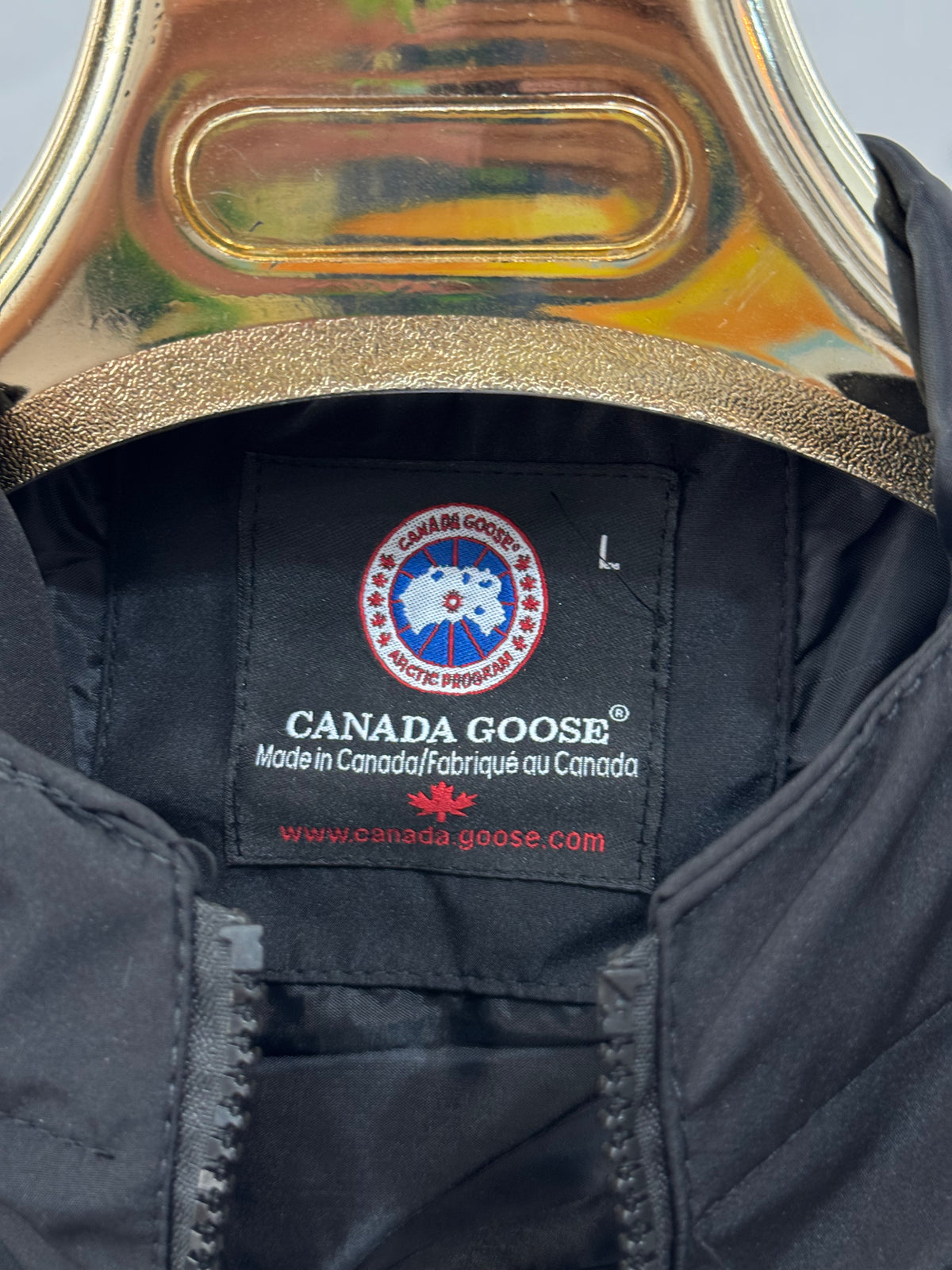 CANADA GOOSE Hooded Windbreaker Jacket – Black - NEW1853