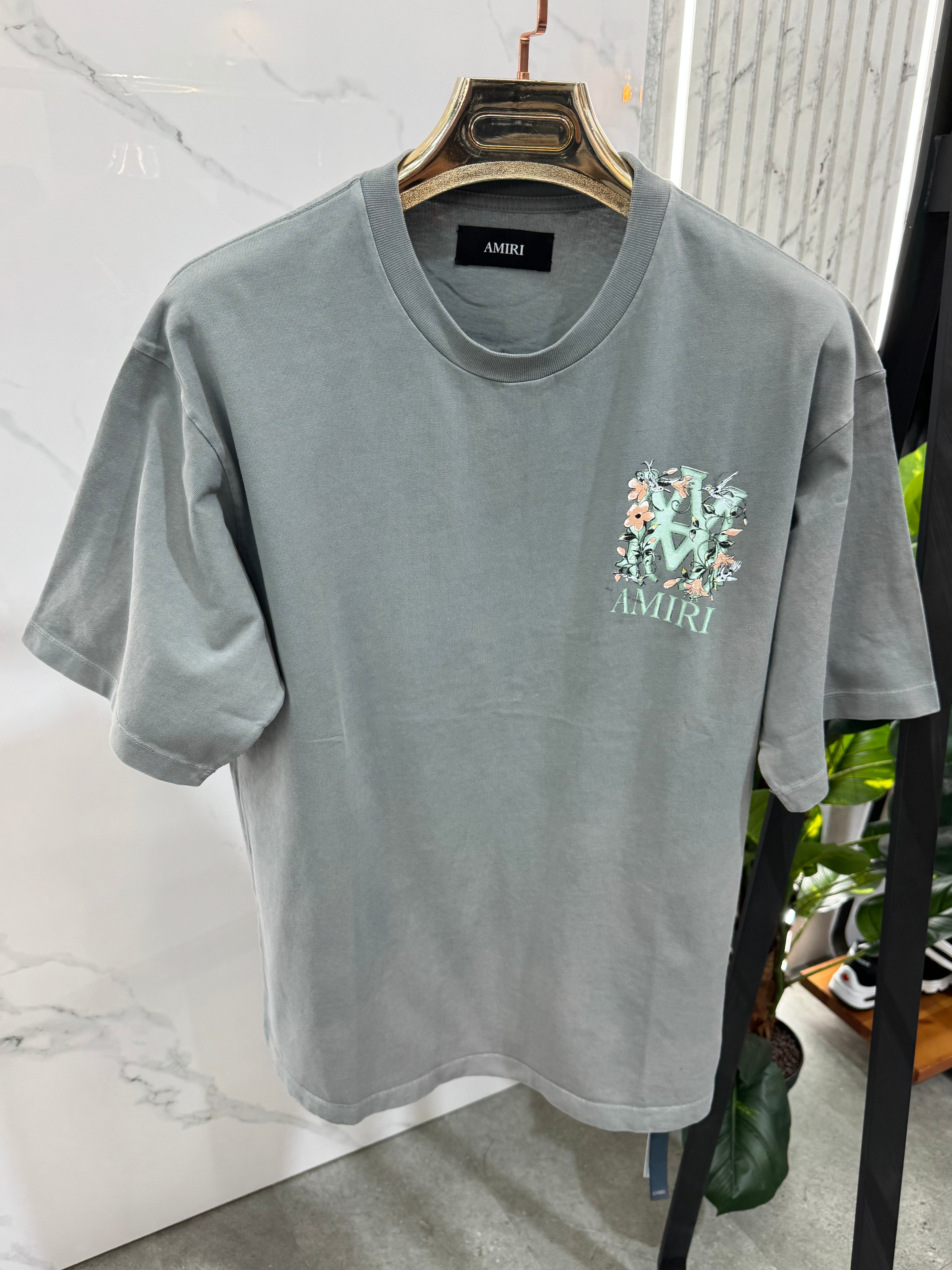 Amiri MA Court Ανδρικό T-Shirt - Sage Green - NEW1631