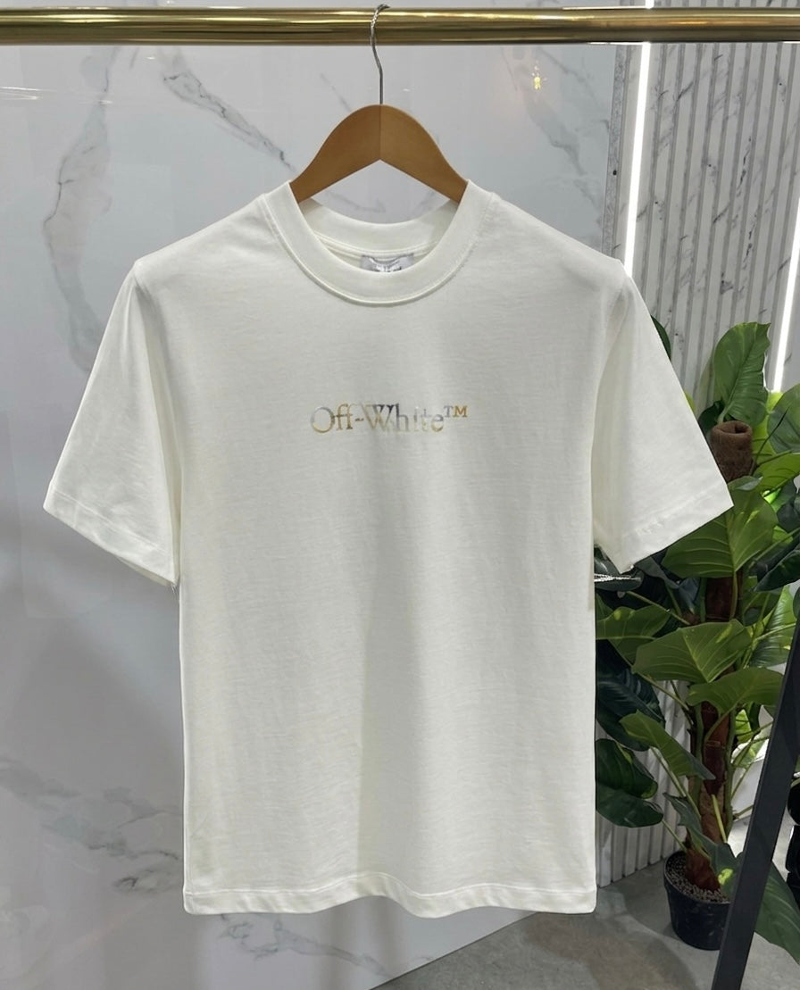 OFF-WHITE Oil Painting Arrow Ανδρικό T-Shirt – White - NEW1747