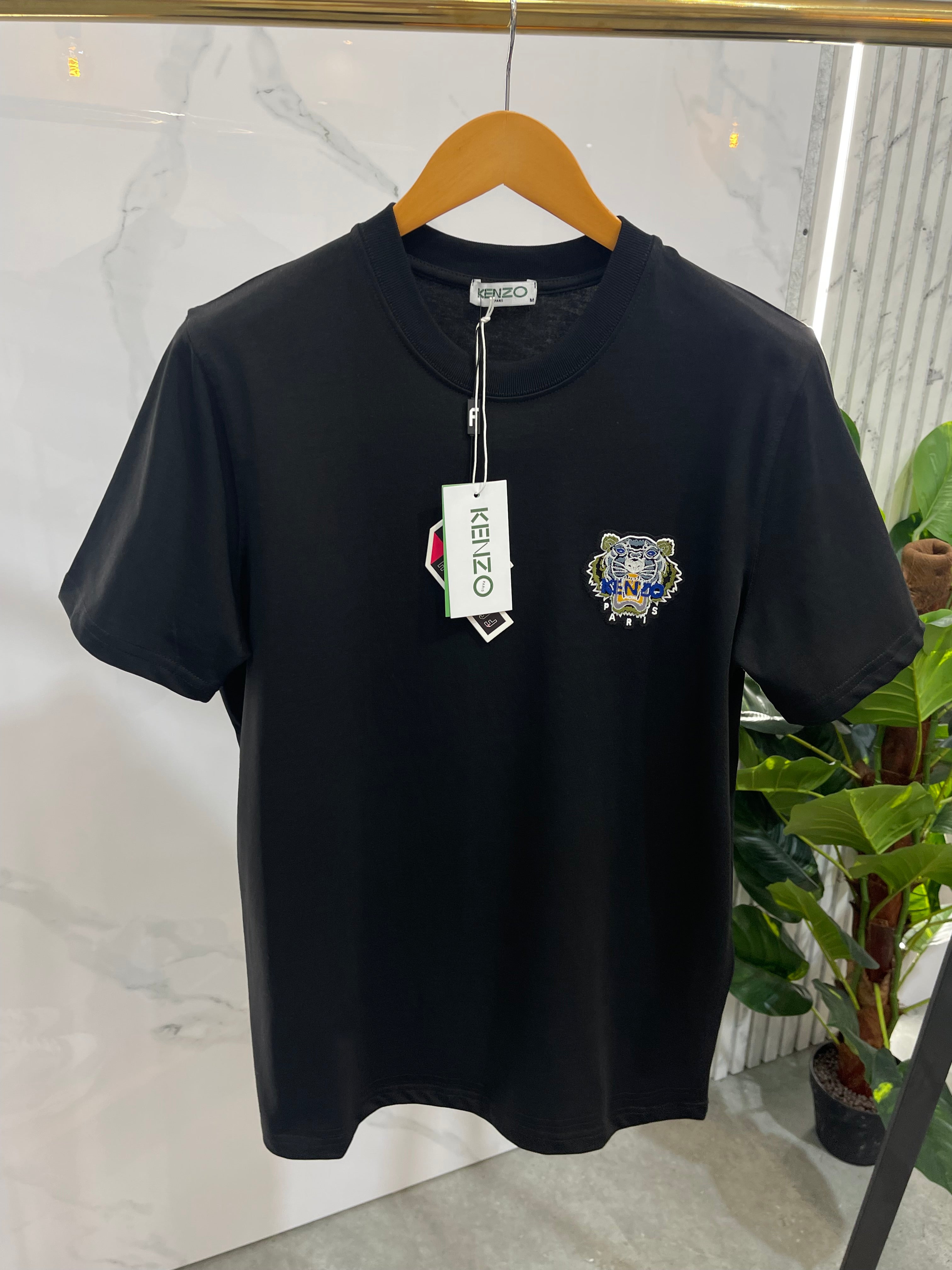 KENZO Tiger Crest Ανδρικό T-Shirt – Black - NEW1746