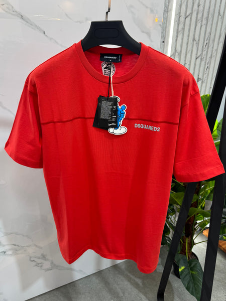 DSQUARED2 x Smurfs T-Shirt – Red - NEW1764