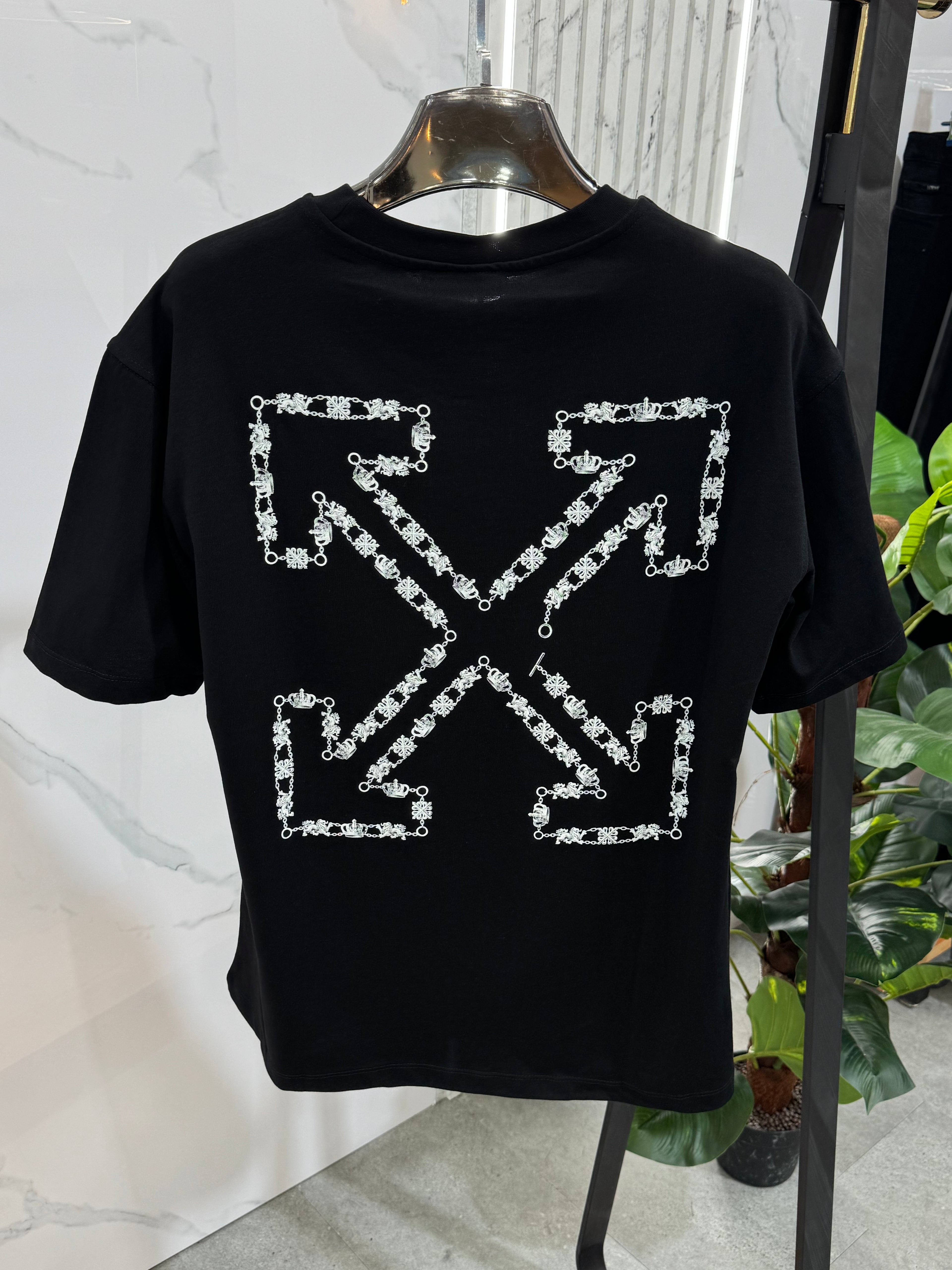 Ανδρικό T-SHIRT OFF WHITE - NEW1486