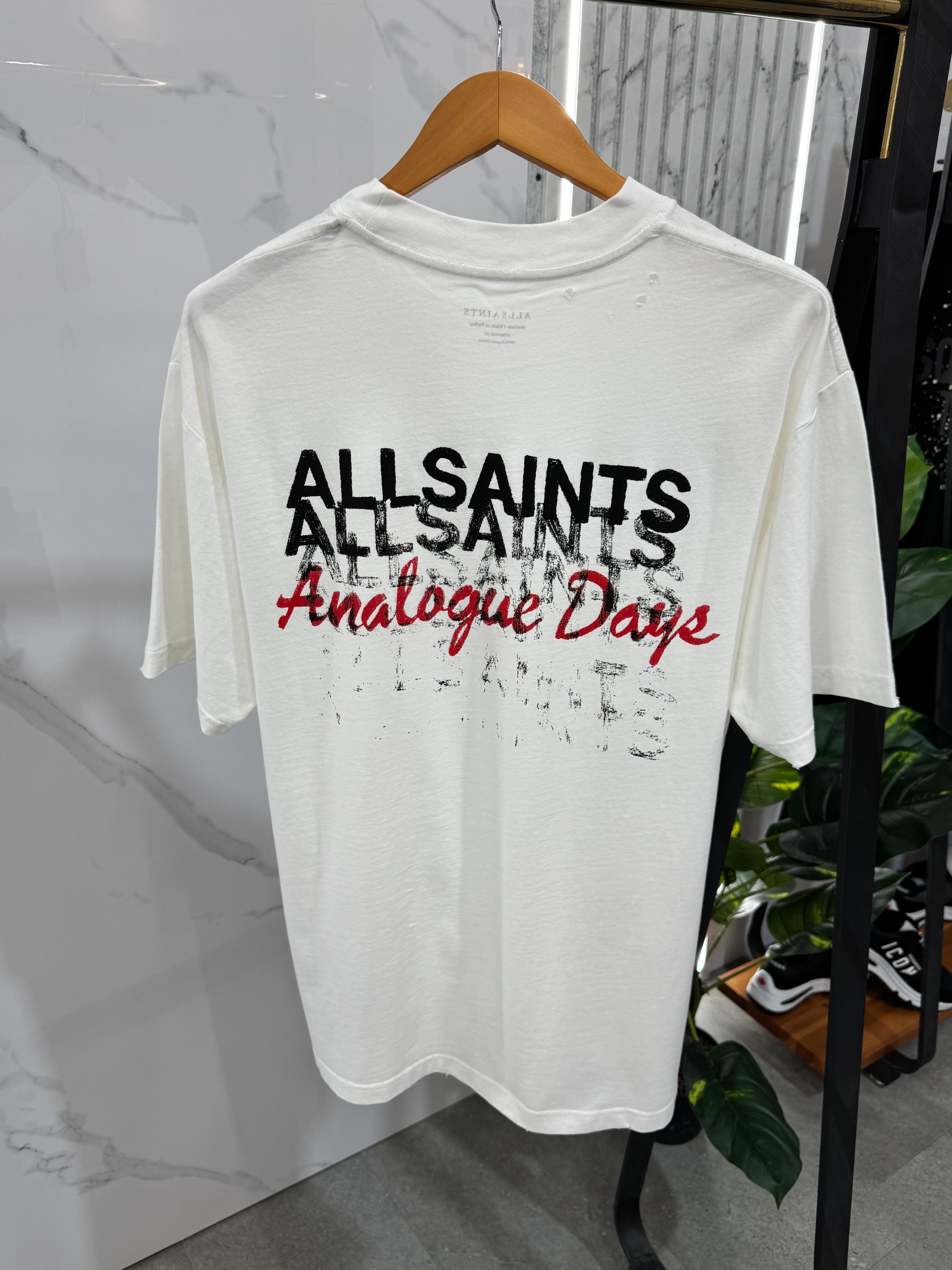 AllSaints Ανδρικό T-shirt "Analogue Days" - White - NEW1684