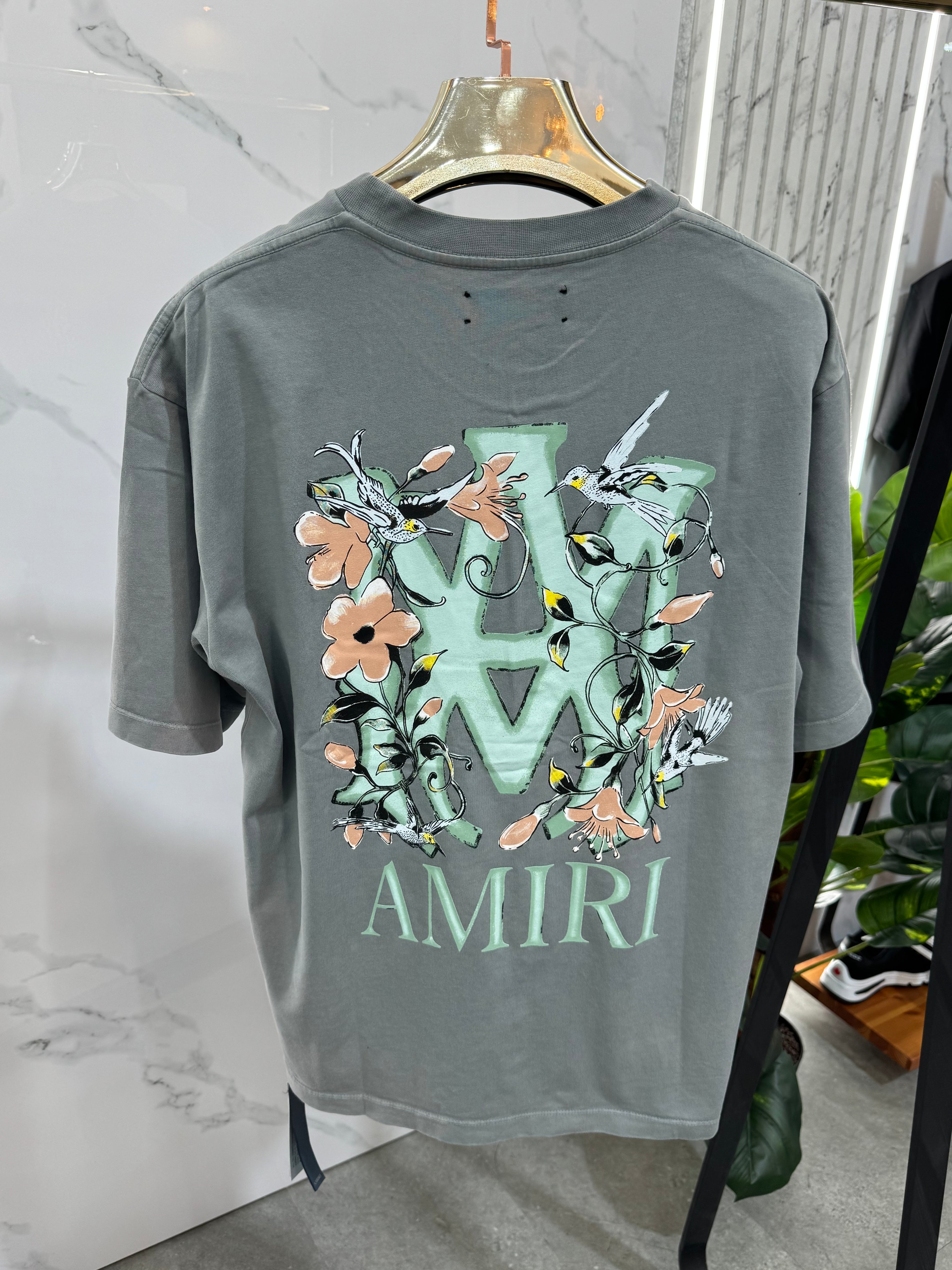 Amiri MA Court Ανδρικό T-Shirt - Sage Green - NEW1631