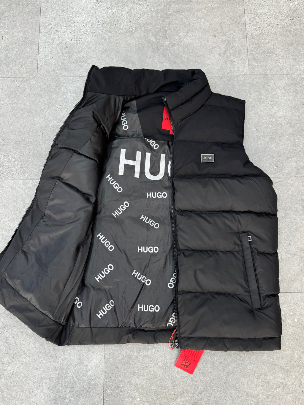HUGO Padded Vest / Bodywarmer – Black - NEW1826