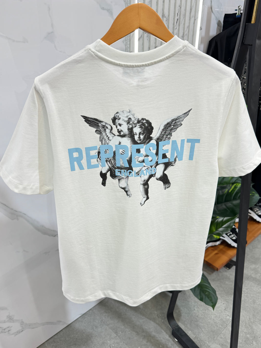 Represent "Angels" Ανδρικό T-shirt - Off White - NEW1673