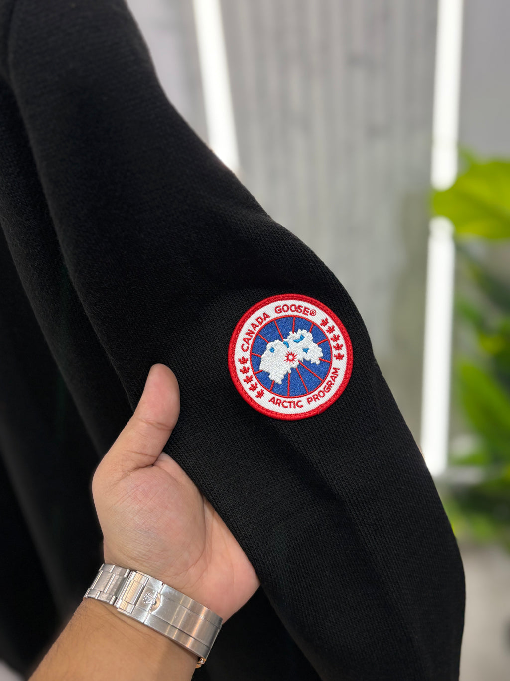 ΠΛΕΚΤΗ CANADA GOOSE ΜΑΚΡΥΜΑΝΙΚΗ - NEW1322