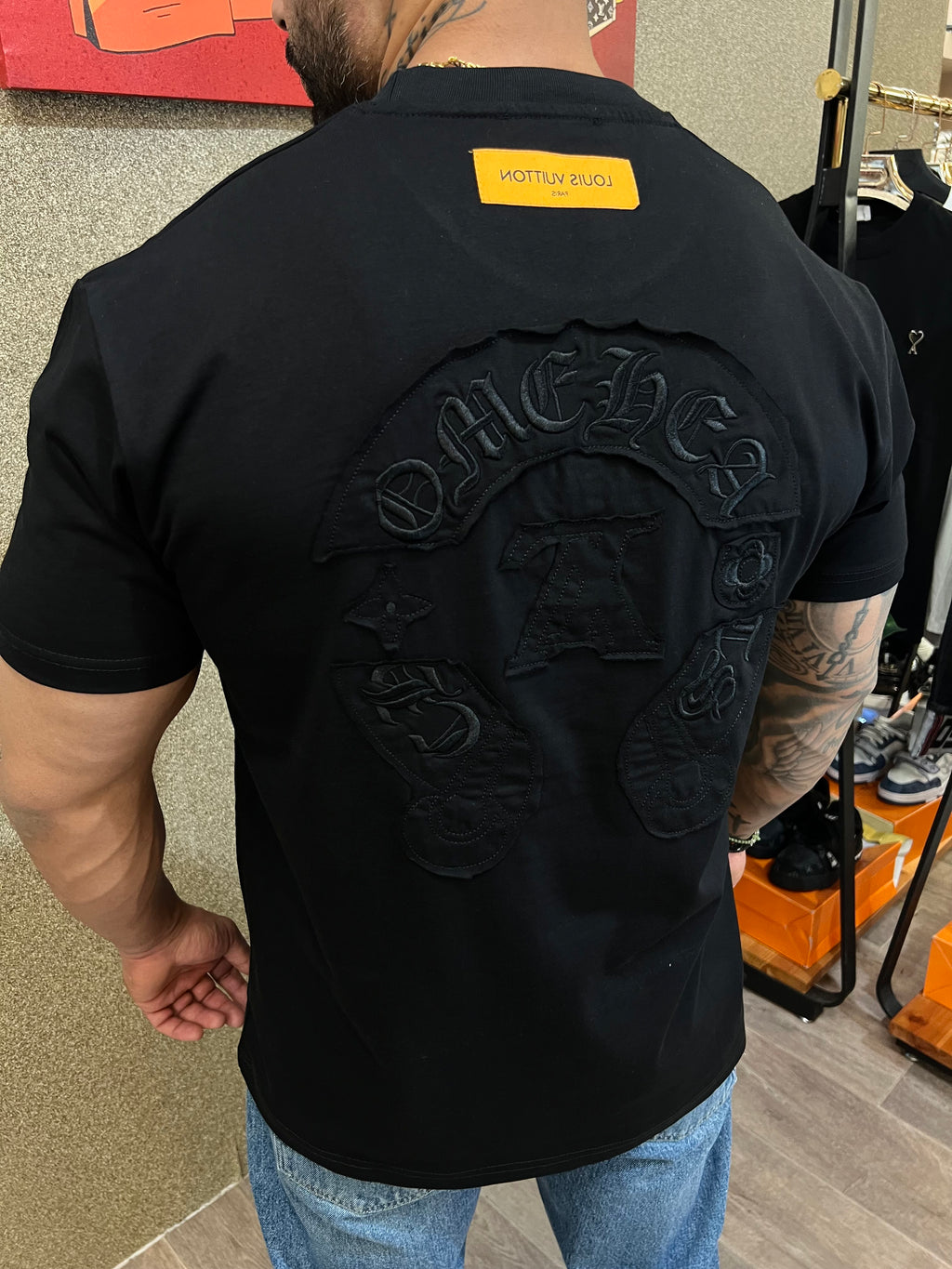 TSHIRT LOUIS VUITTON X CHROME HEARTS - NEW1030 SALE