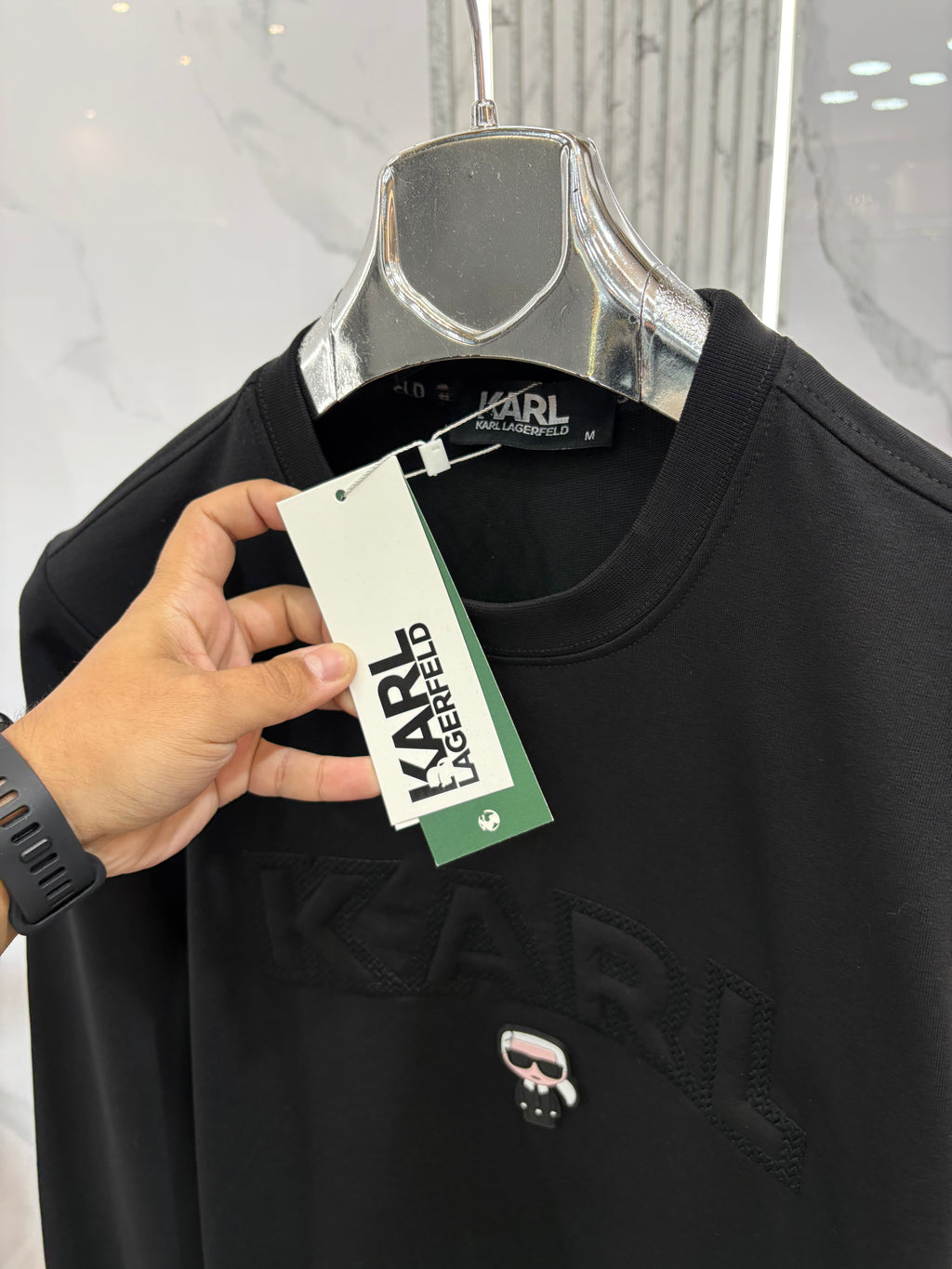 ΜΠΛΟΥΖΑ ΜΑΚΡΥΜΑΝΙΚΗ KARL LAGERFELD - NEW1285