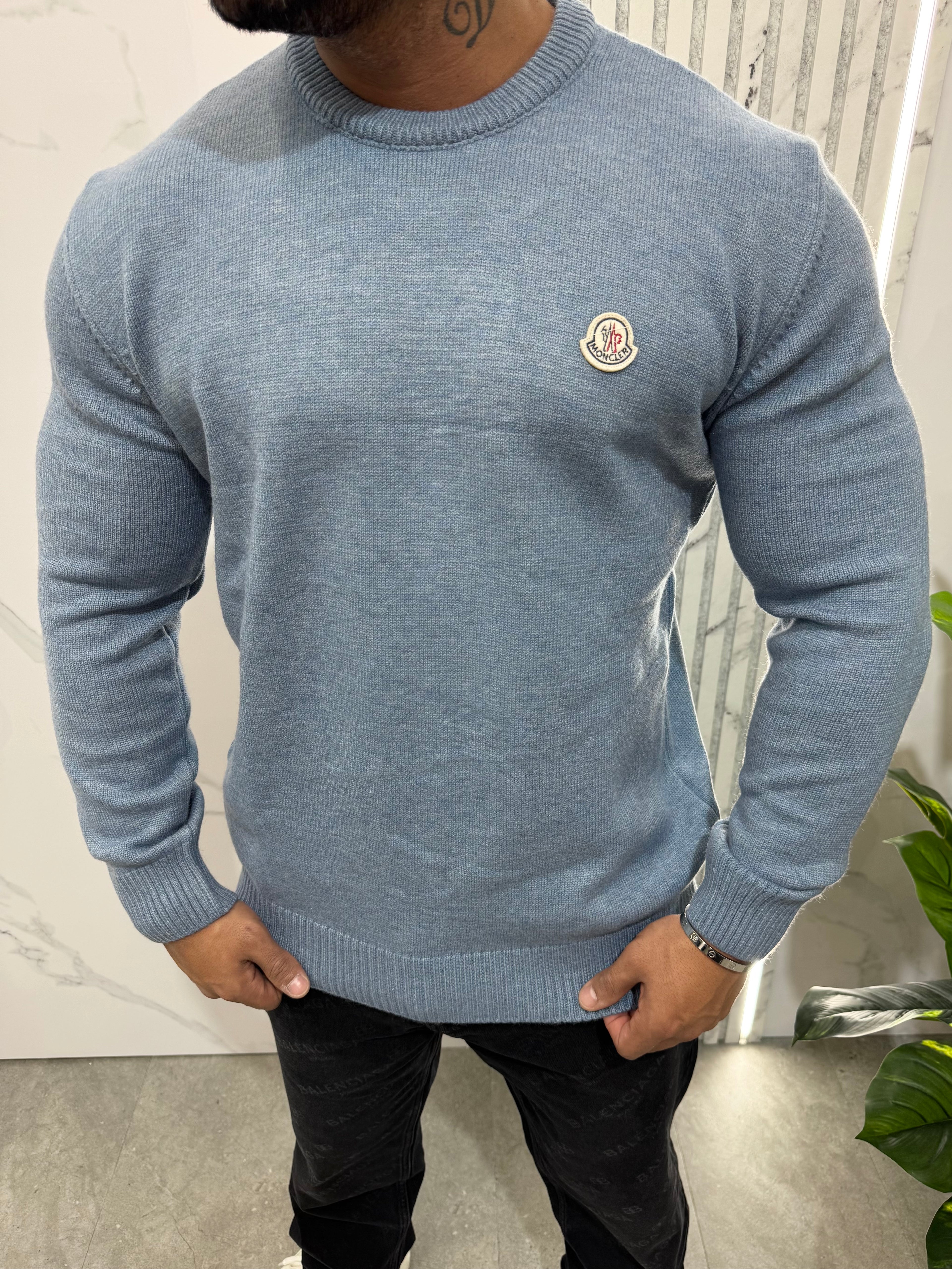 ΠΛΕΚΤΗ MONCLER ΜΑΚΡΥΜΑΝΙΚΗ - NEW1320