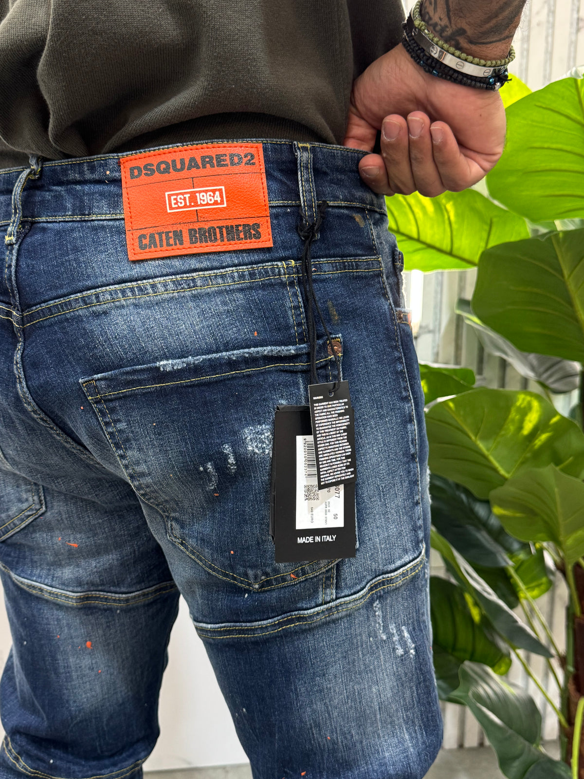 Biker Denim Jeans – Blue Wash - NEW1991